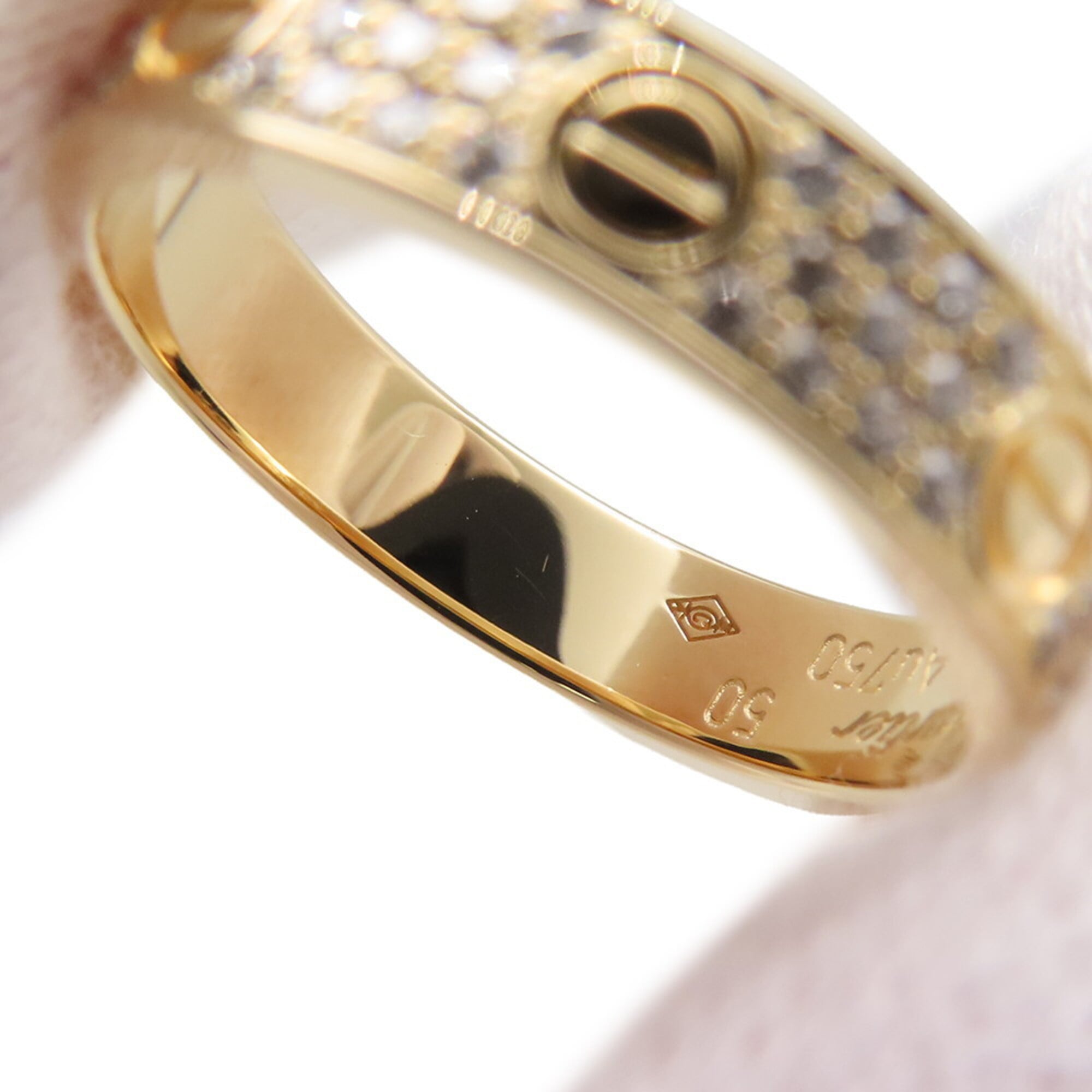 Cartier Love Yellow Gold (18K) Band Ring (Pre-Owned)