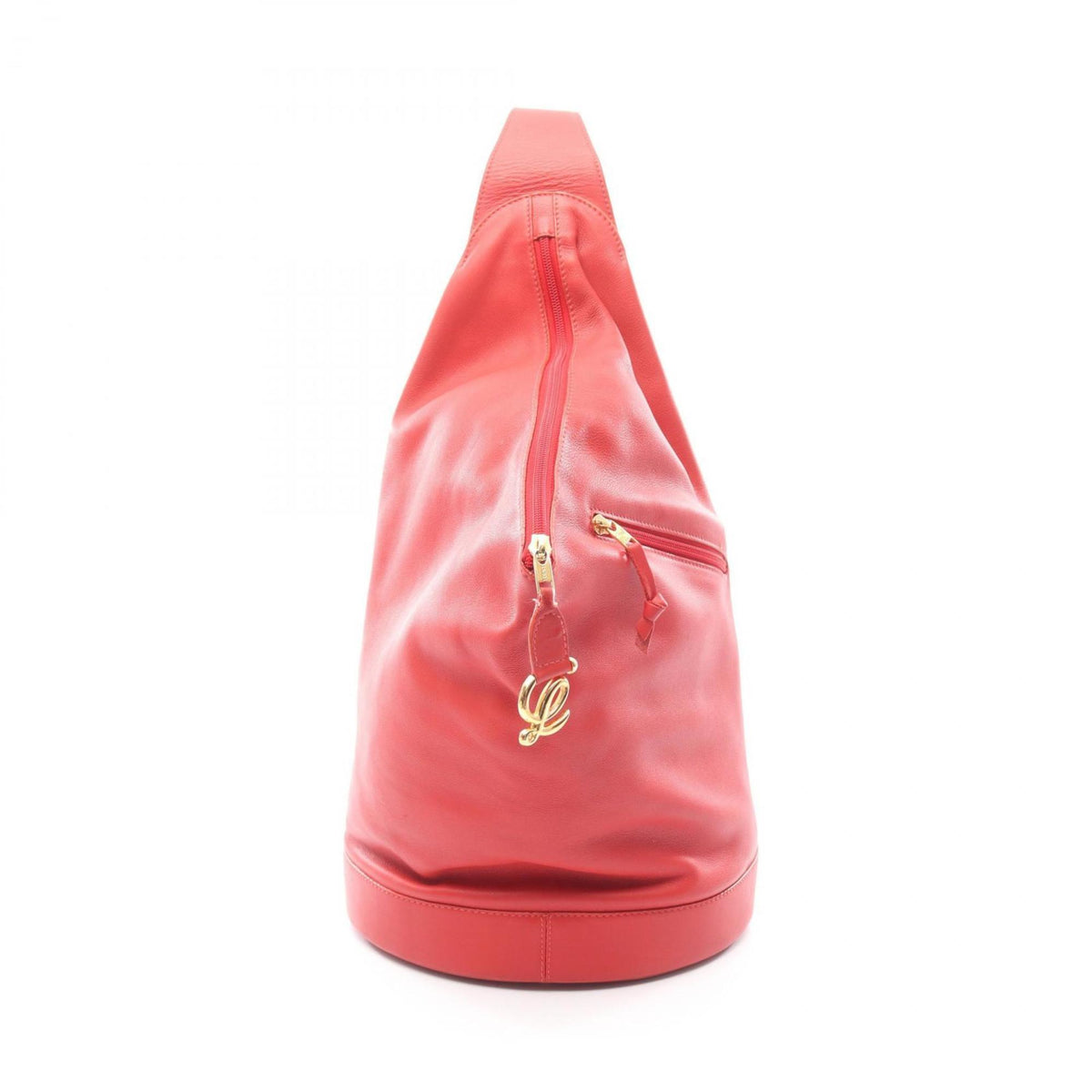Loewe Red Color Leather Backpack Handbag Pouch (Pre-Owned)