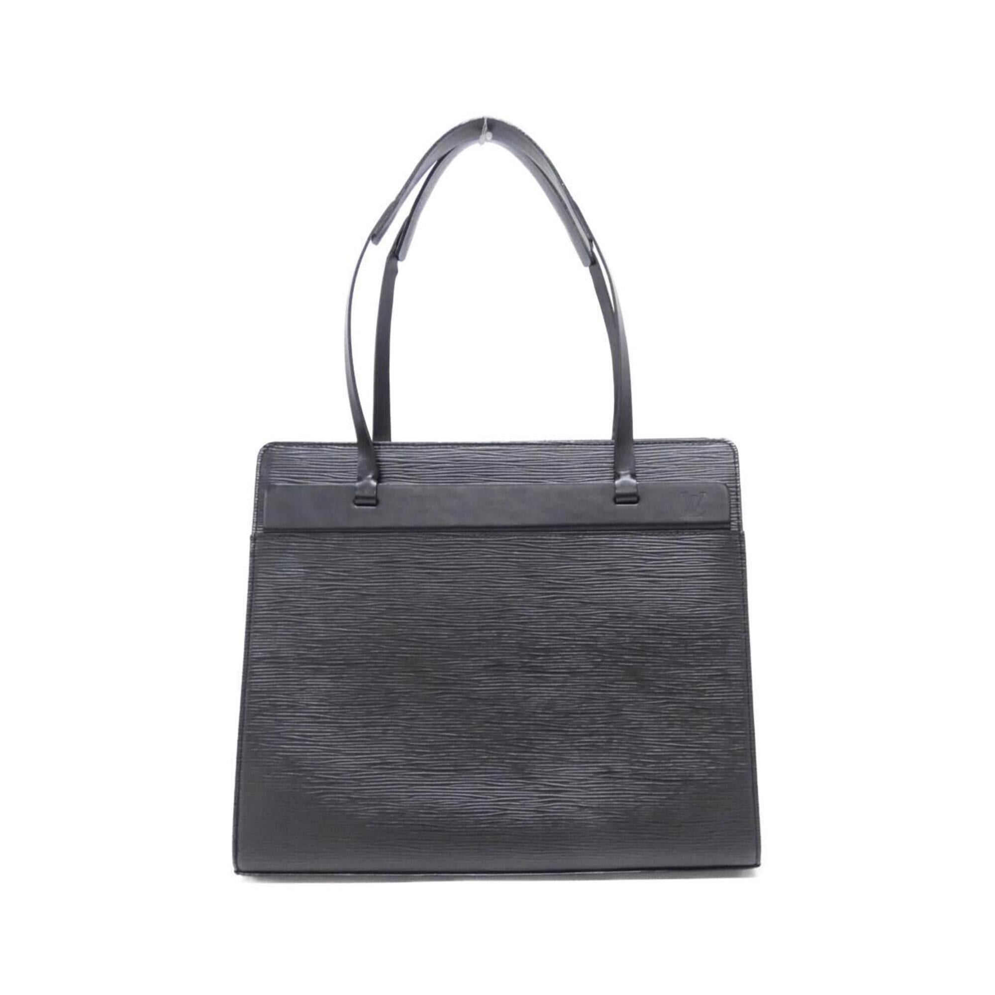 Louis Vuitton Black Leather Shoulder Bag (Pre-Owned)