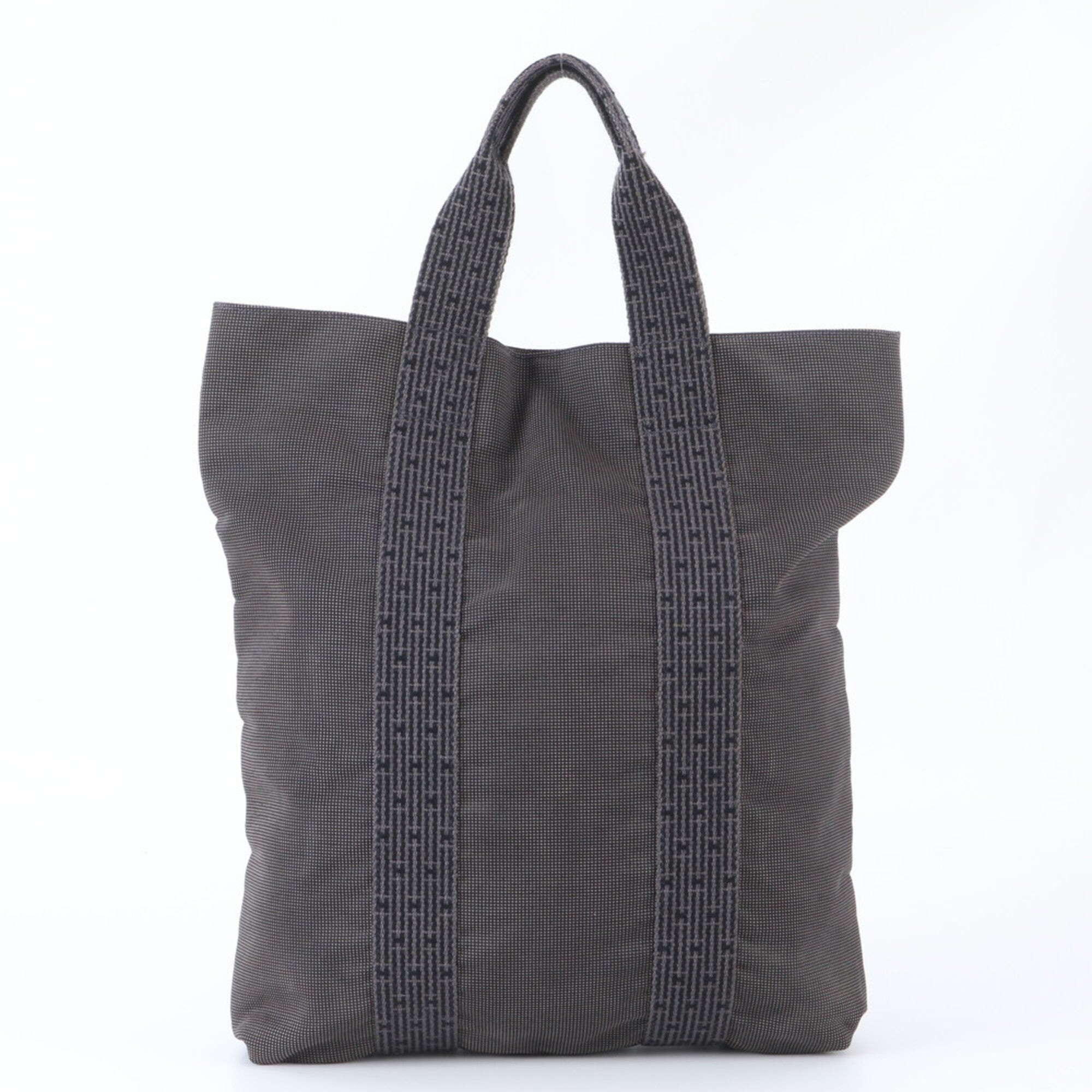 Hermes Her Line Gray Handbag Tote Bag (Pre-Owned)