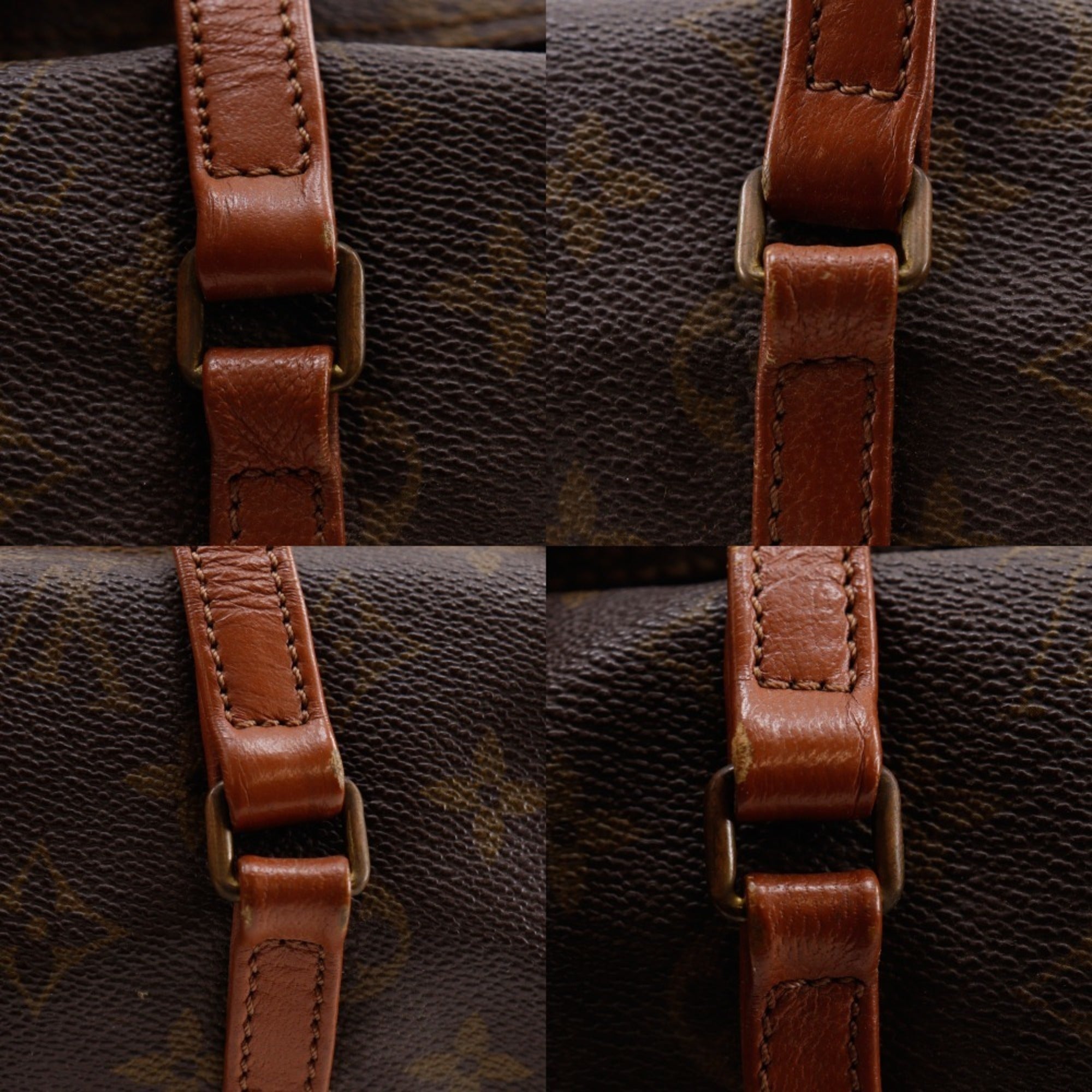 Louis Vuitton Brown Monogram Canvas Handbag (Pre-Owned)