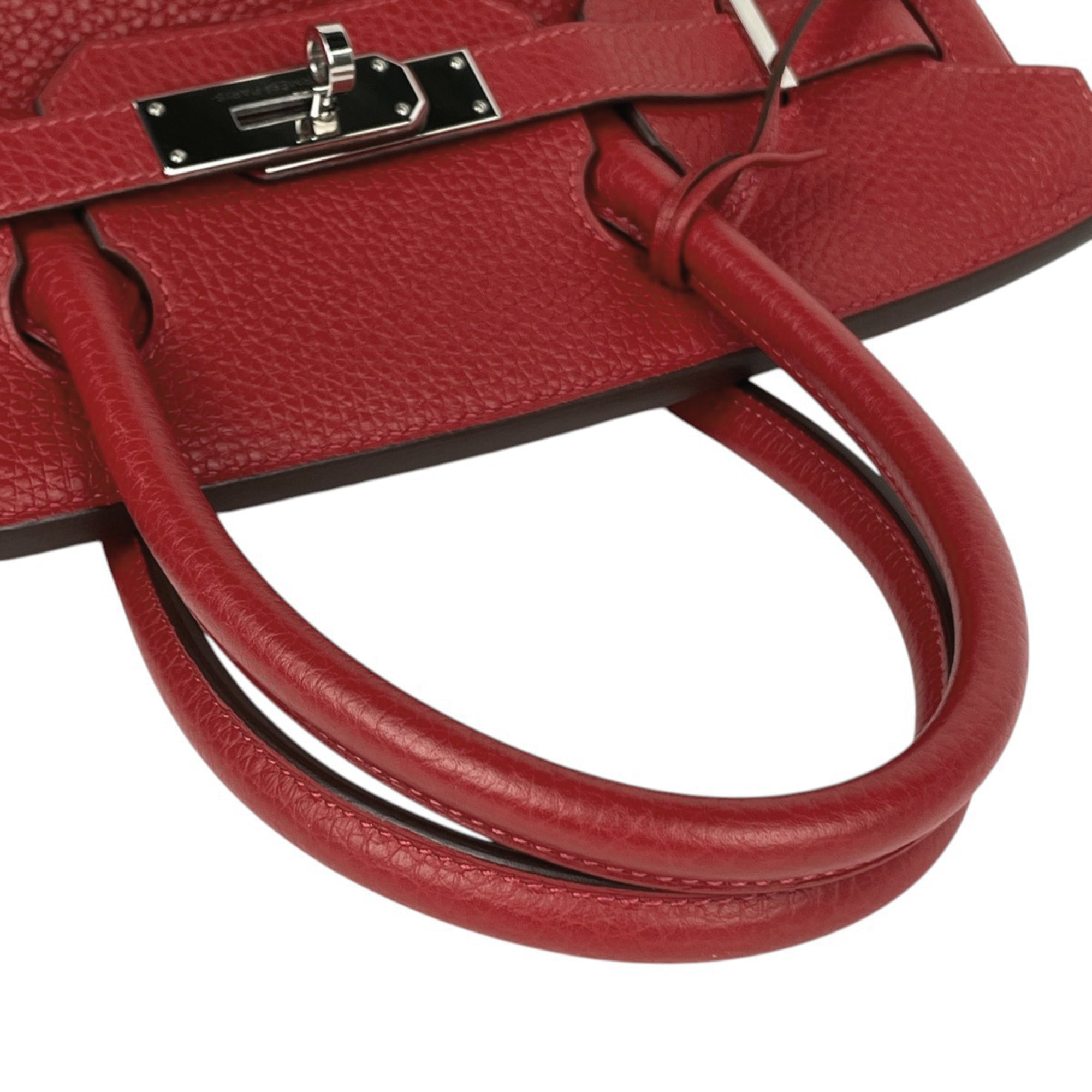 Hermes Birkin Rouge Casaque Togo Leather Handbag (Pre-Owned)