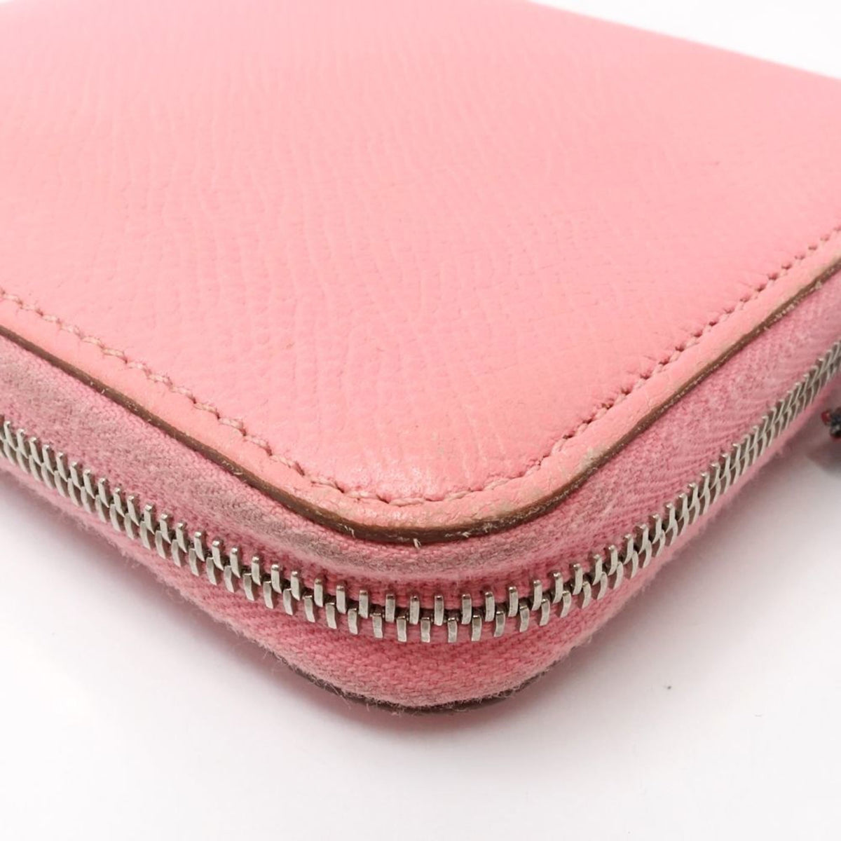 Hermes Pink Epsom Leather Coin Purse/Coin Case (Pre-Owned)
