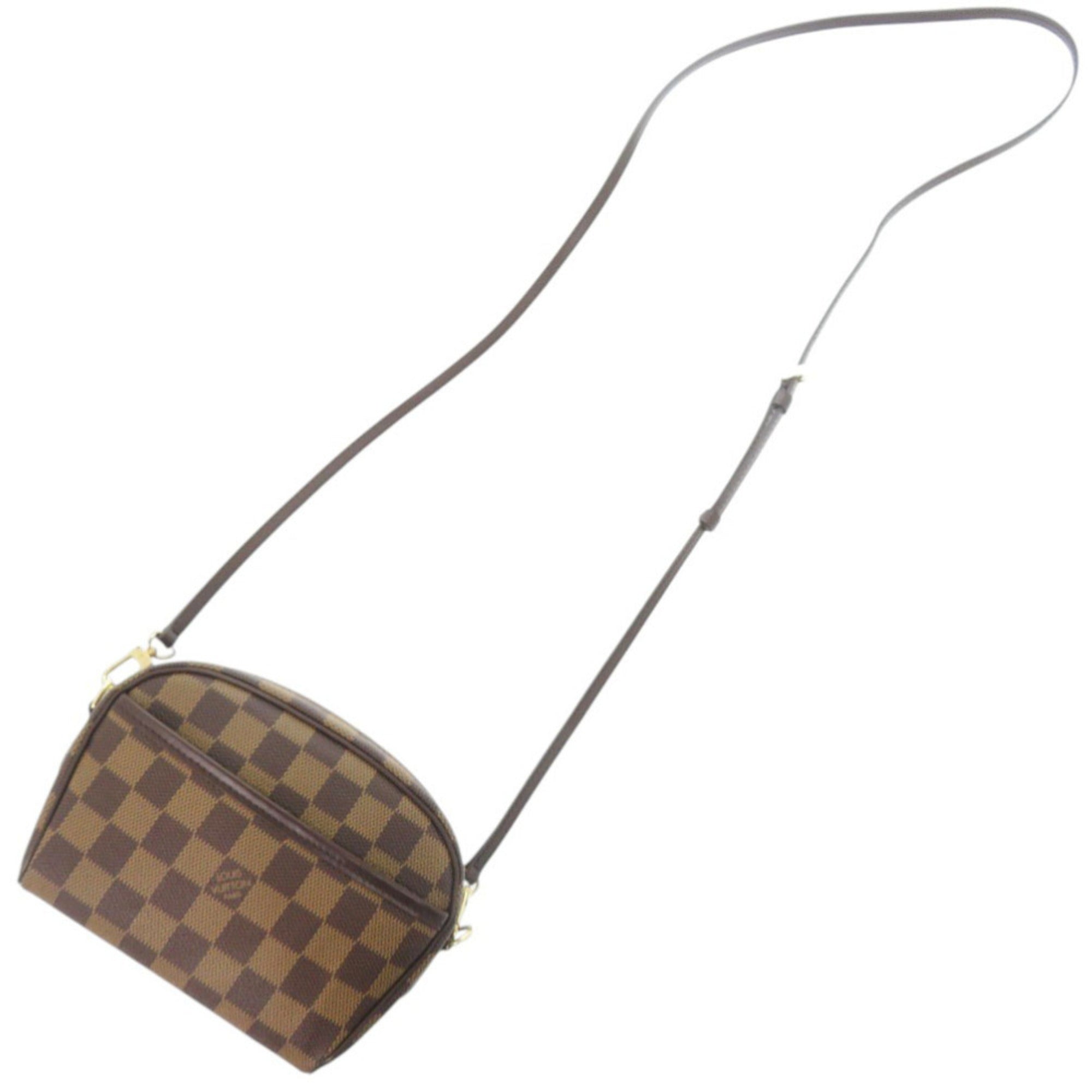 Louis Vuitton Brown Damier Canvas Pochette Shoulder Bag (Pre-Owned)