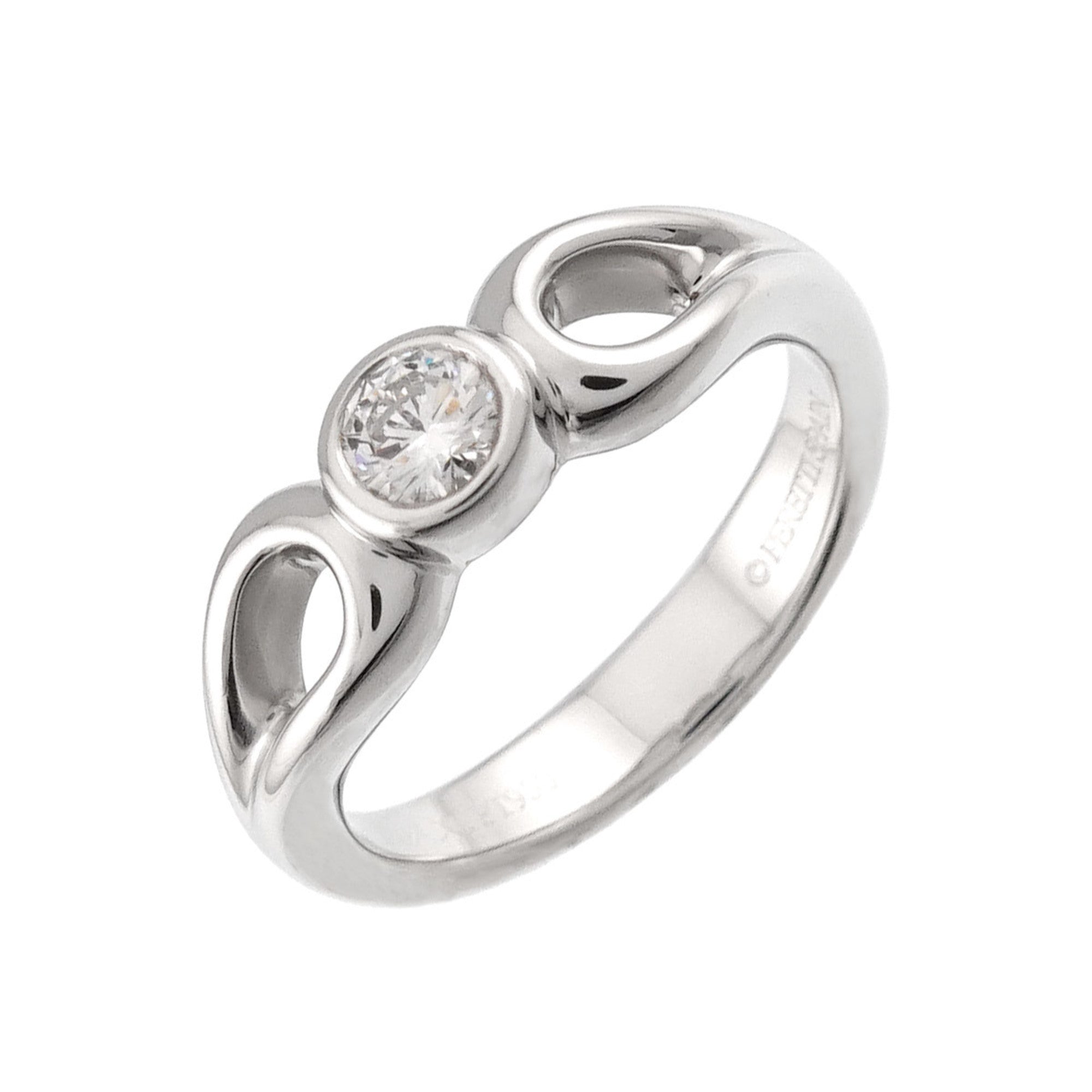 Tiffany Platinum 950 Band Ring (Pre-Owned)