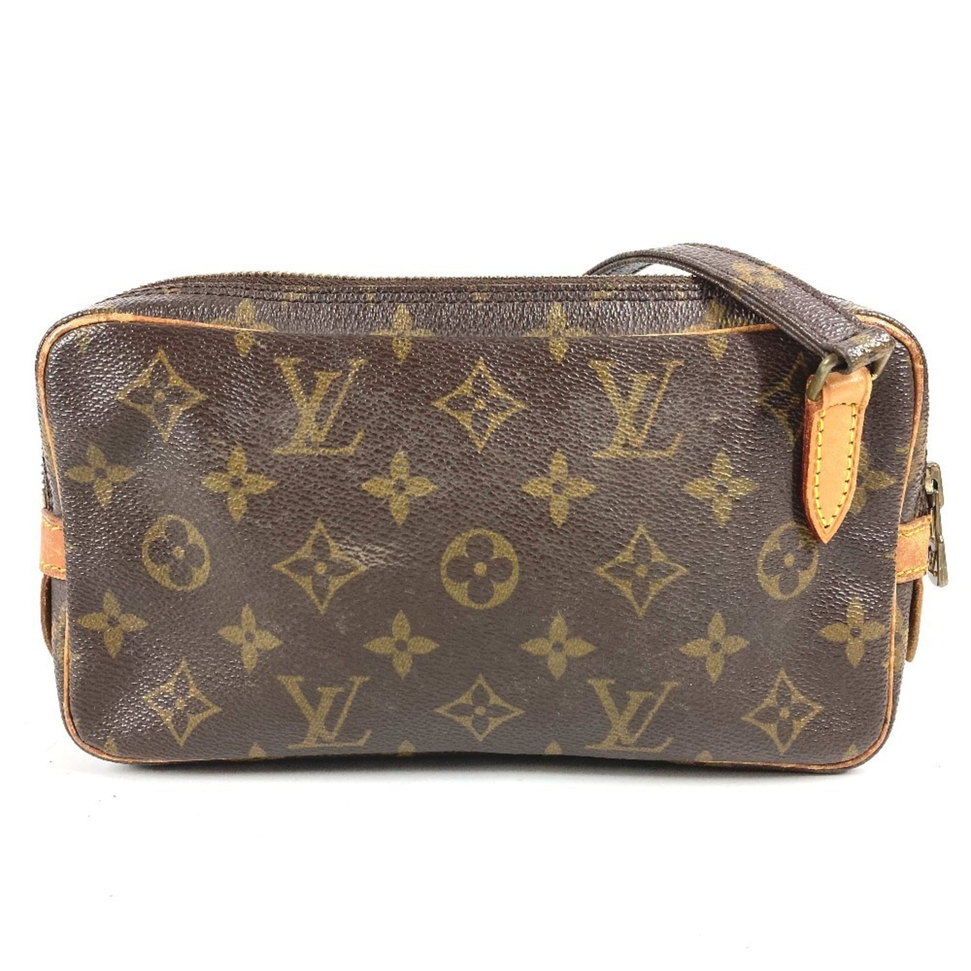 Louis Vuitton Brown Monogram Monogram Pochette Shoulder Bag (Pre-Owned)