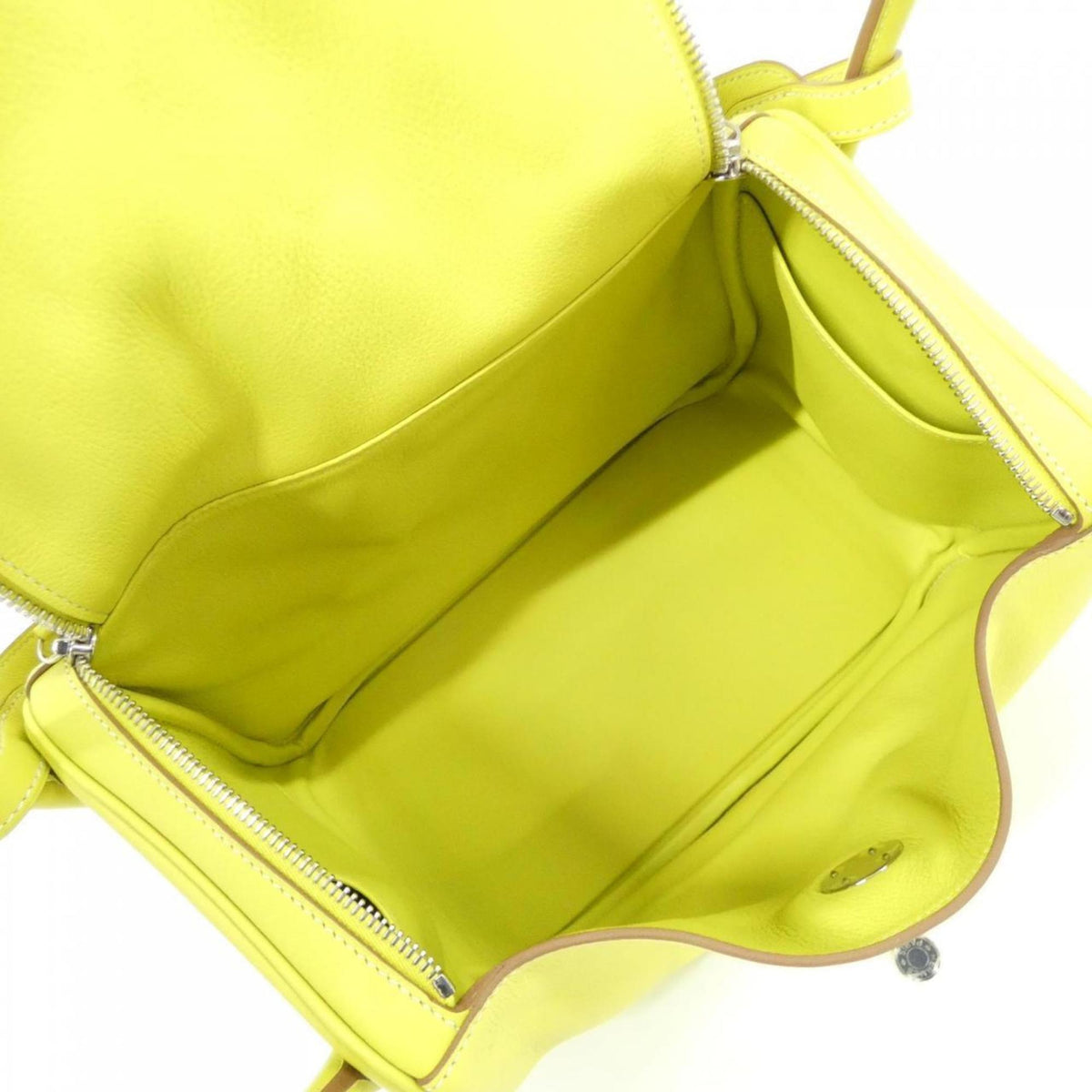 Hermes Lime Yellow Swift Leather Shoulder Bag (Pre-Owned)