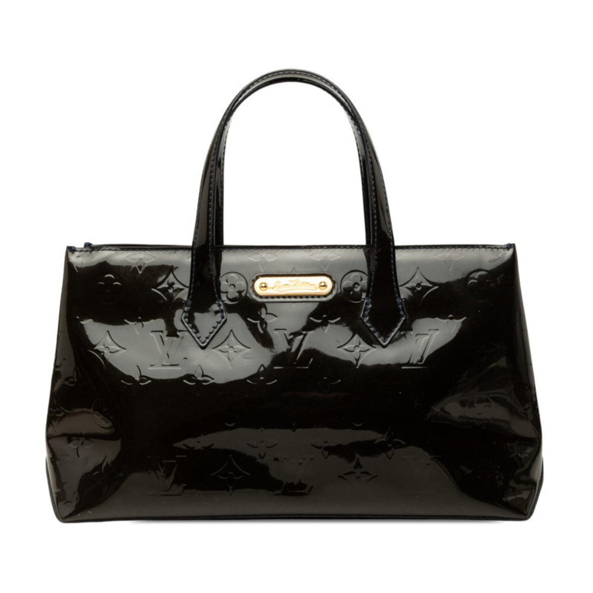 Louis Vuitton Blue Infini Navy Patent Leather Handbag (Pre-Owned)