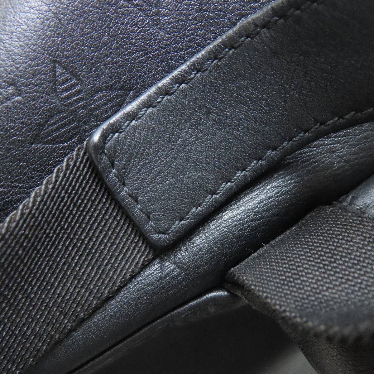 Louis Vuitton Black Monogram Shadow Backpack (Pre-Owned)