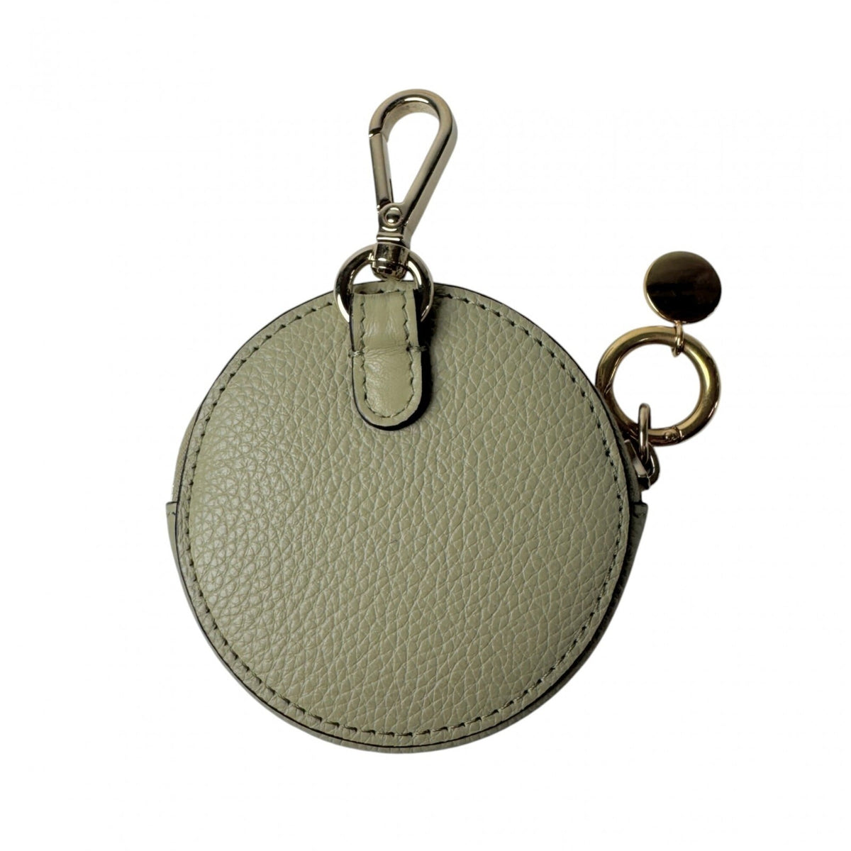 Chloé Green Leather Coin Purse/Coin Case (Pre-Owned)