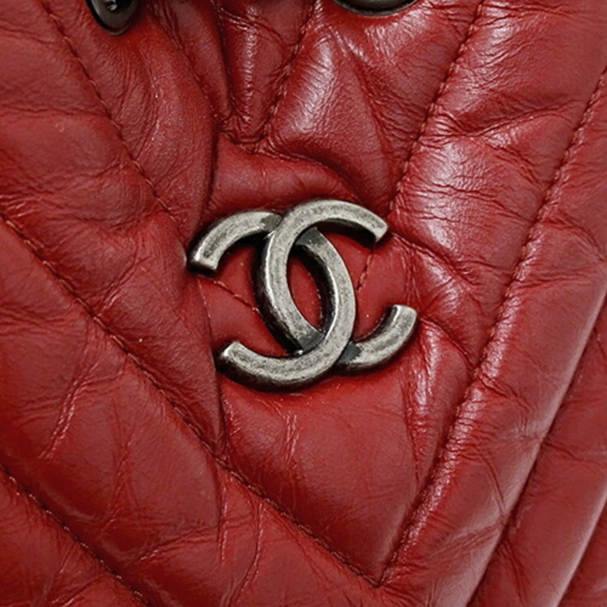 Chanel Gabriel Red Color Baguette Bag (Pre-Owned)