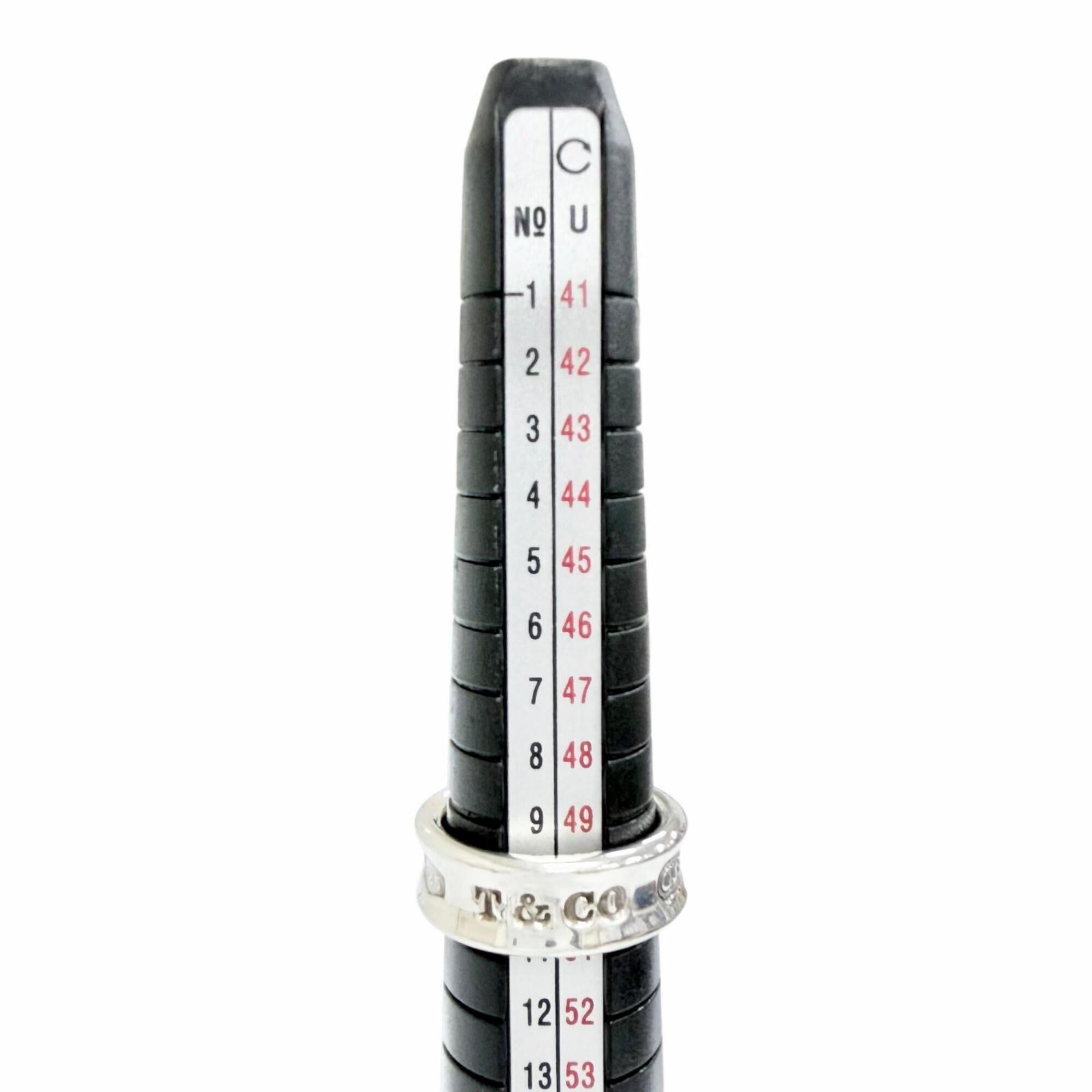Tiffany Silver Silver 925 Band Ring (Pre-Owned)