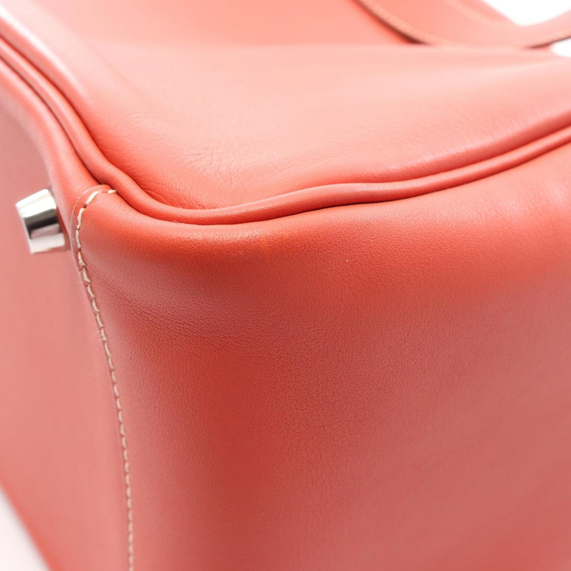 Hermes Orange Rosy Swift Leather Handbag Shoulder Bag (Pre-Owned)