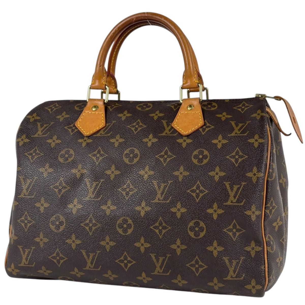 Louis Vuitton Brown Monogram Boston Bag Handbag (Pre-Owned)