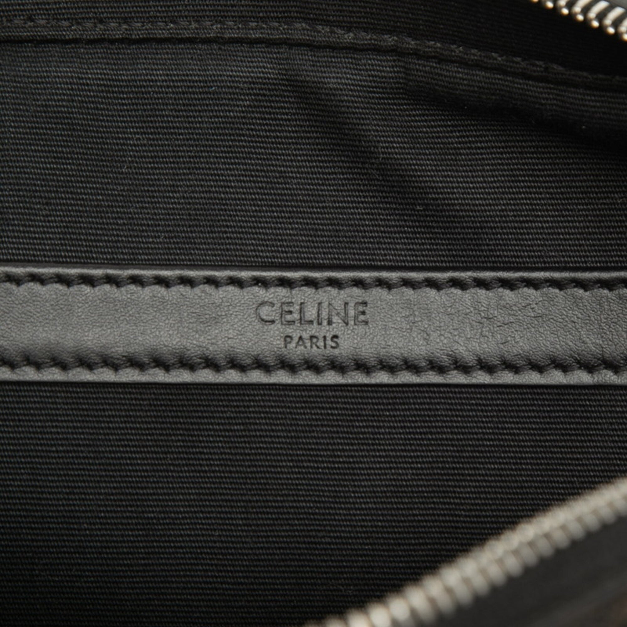 Celine Black Pvc Leather Shoulder Bag (Pre-Owned)