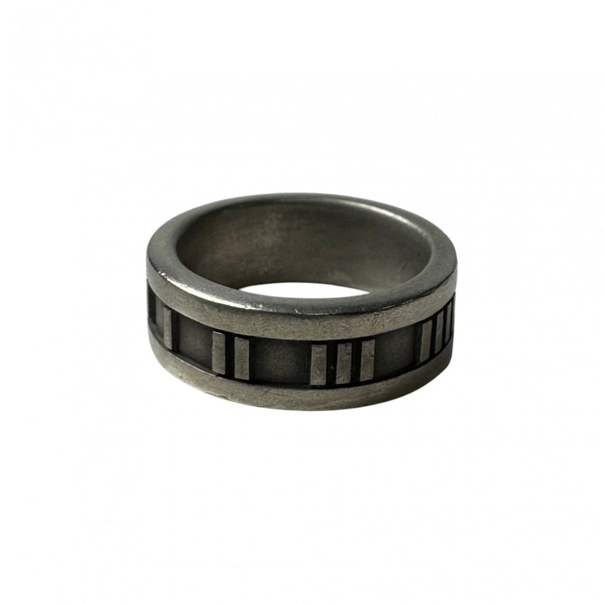 Tiffany Silver Silver 925 Band Ring (Pre-Owned)