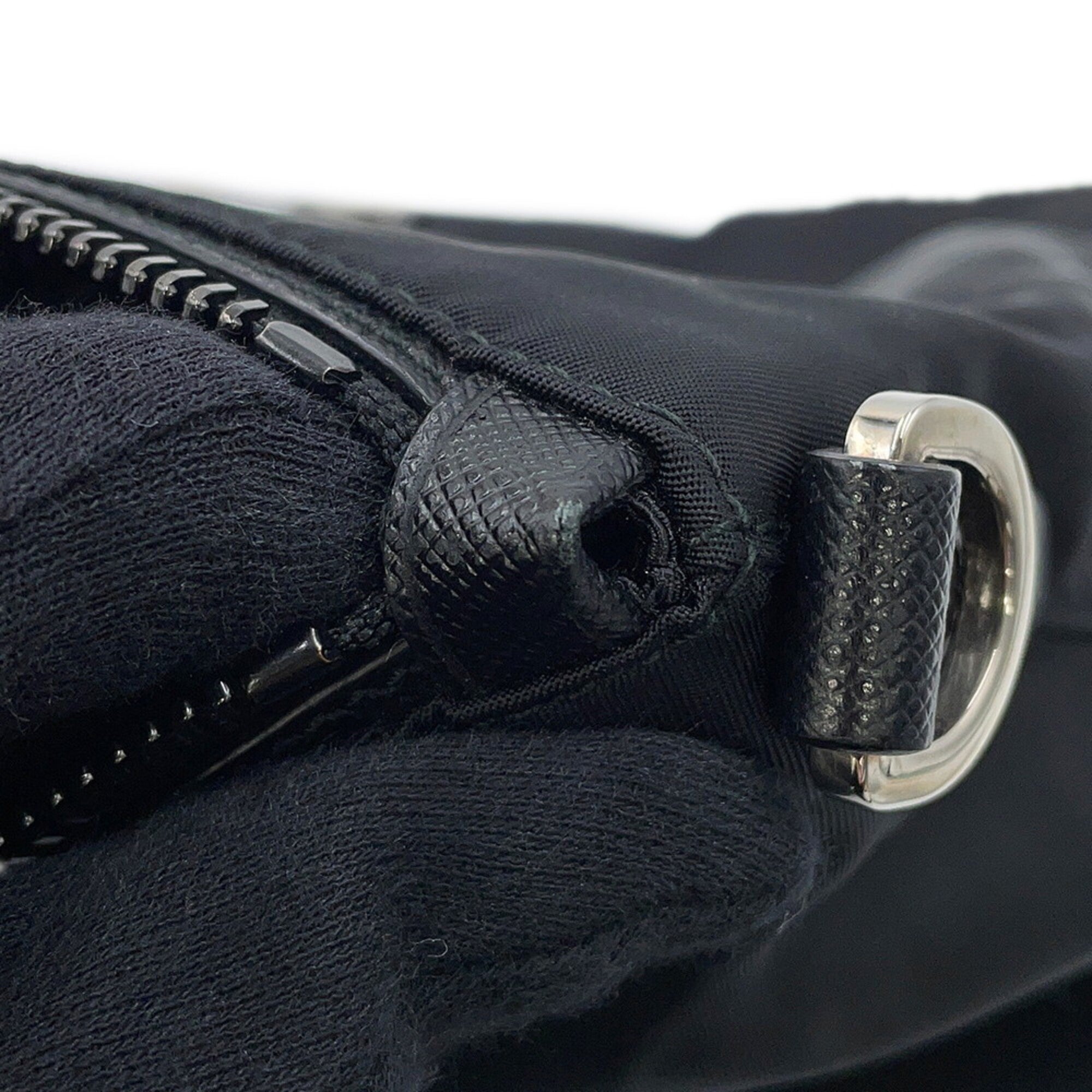 Prada Black Nylon Handbag (Pre-Owned)