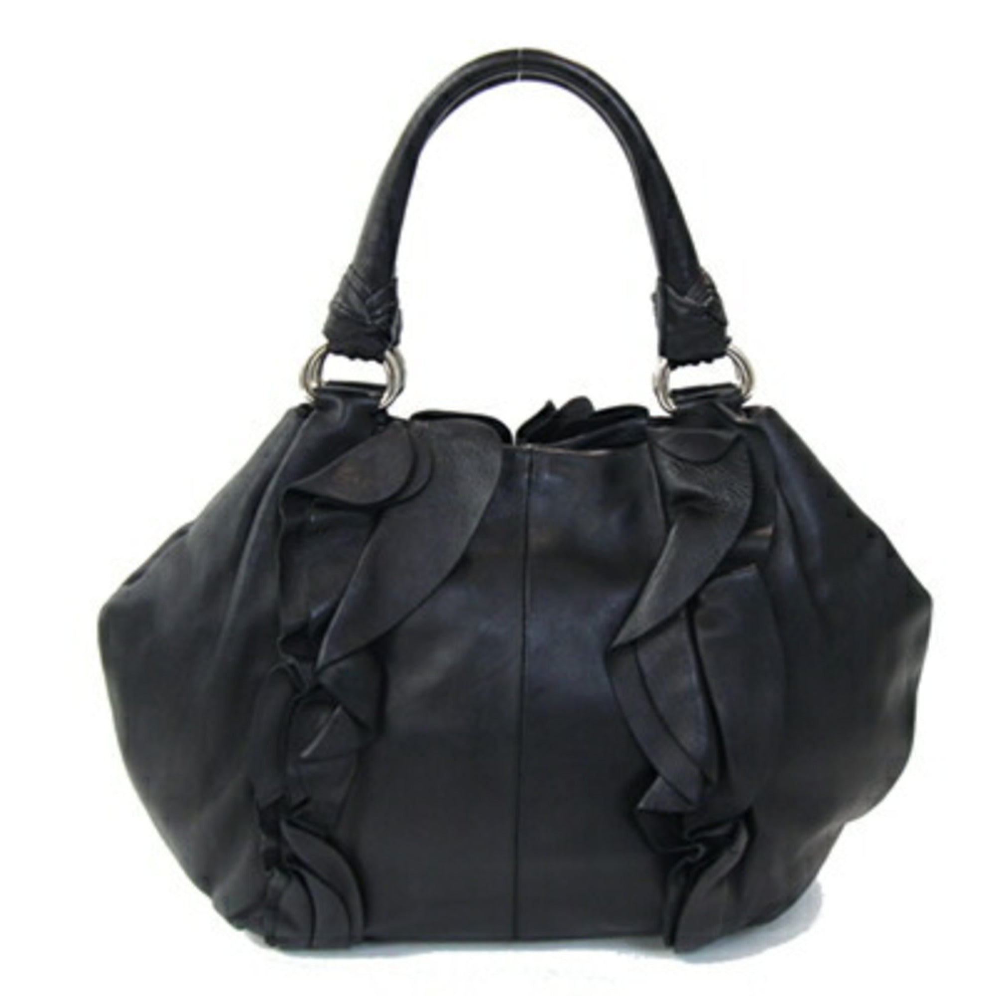 Prada Black Nero Leather Handbag (Pre-Owned)