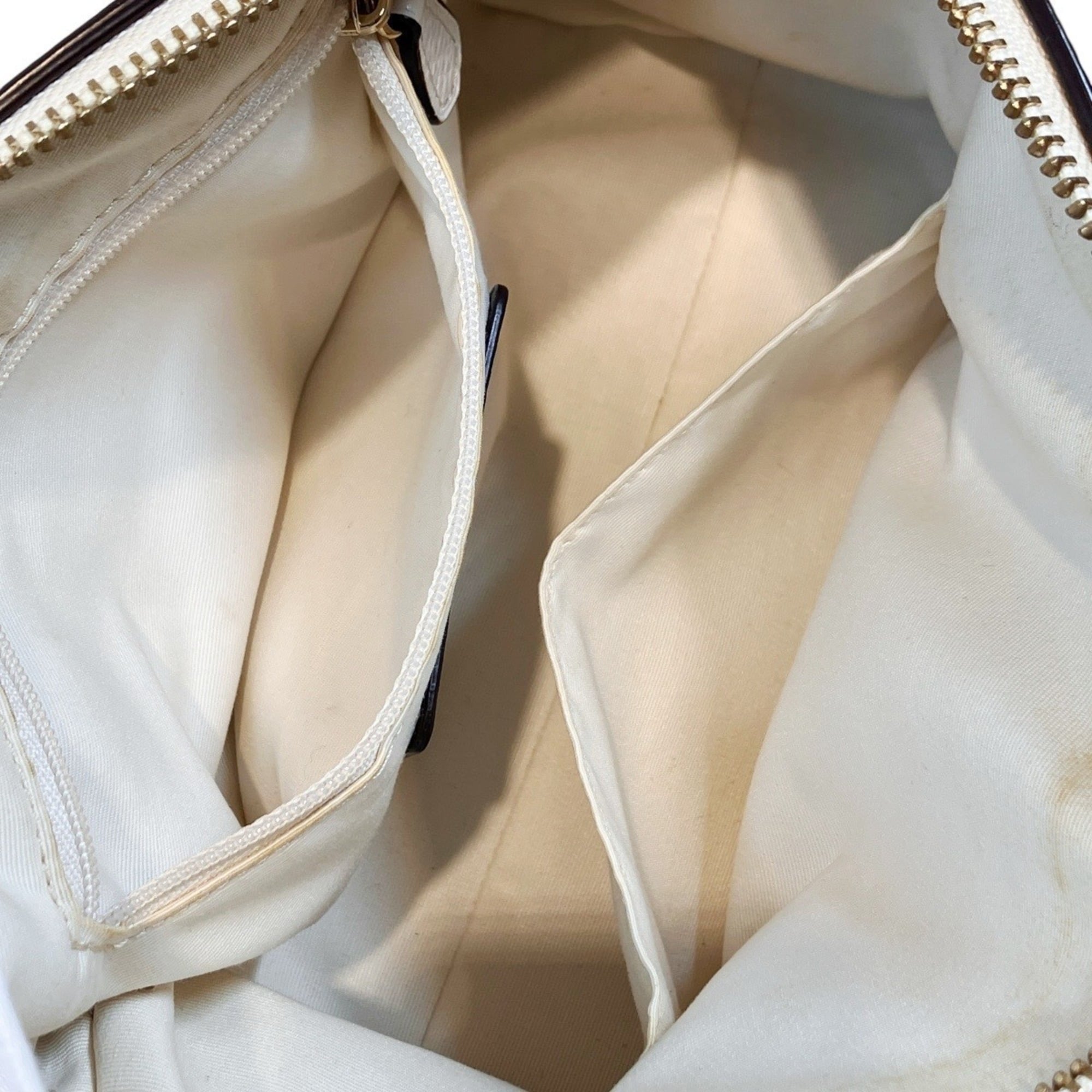 Coach White Leather Handbag (Pre-Owned)