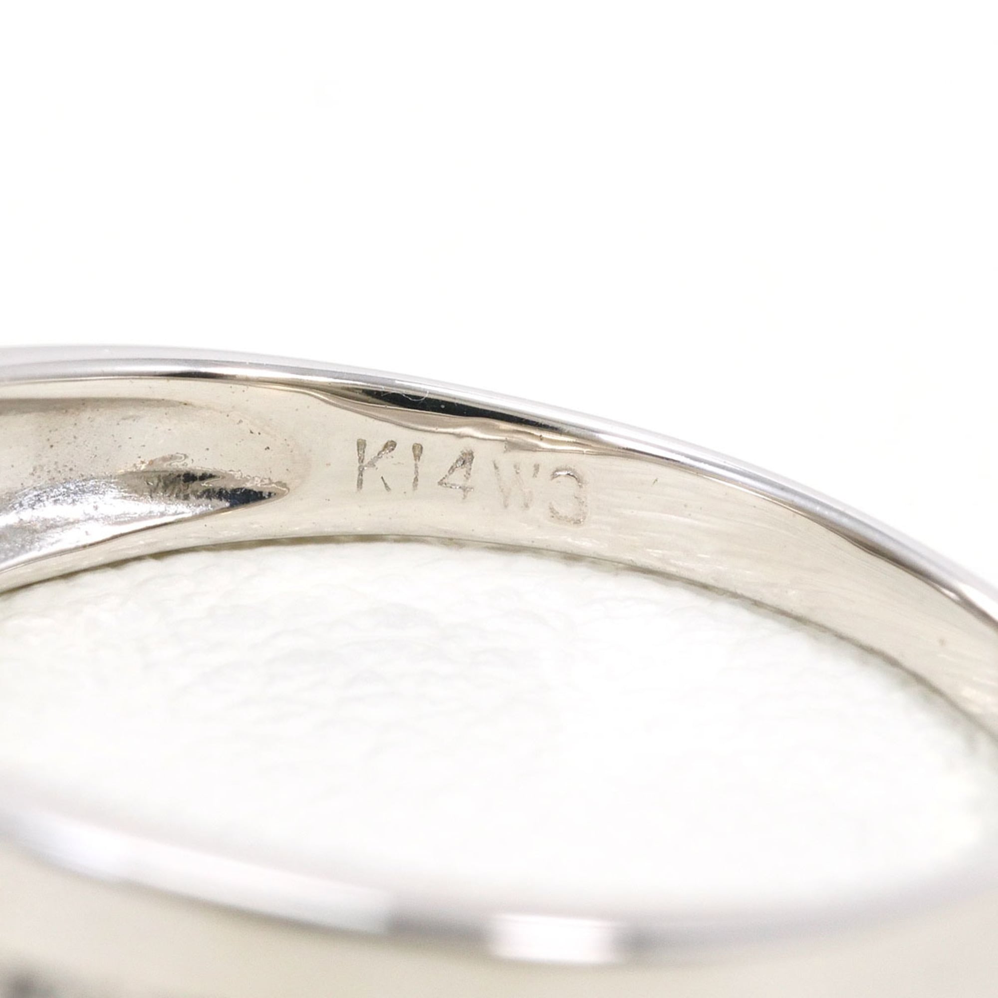 Unbranded White Gold White Gold (14K) Band Ring (Pre-Owned)