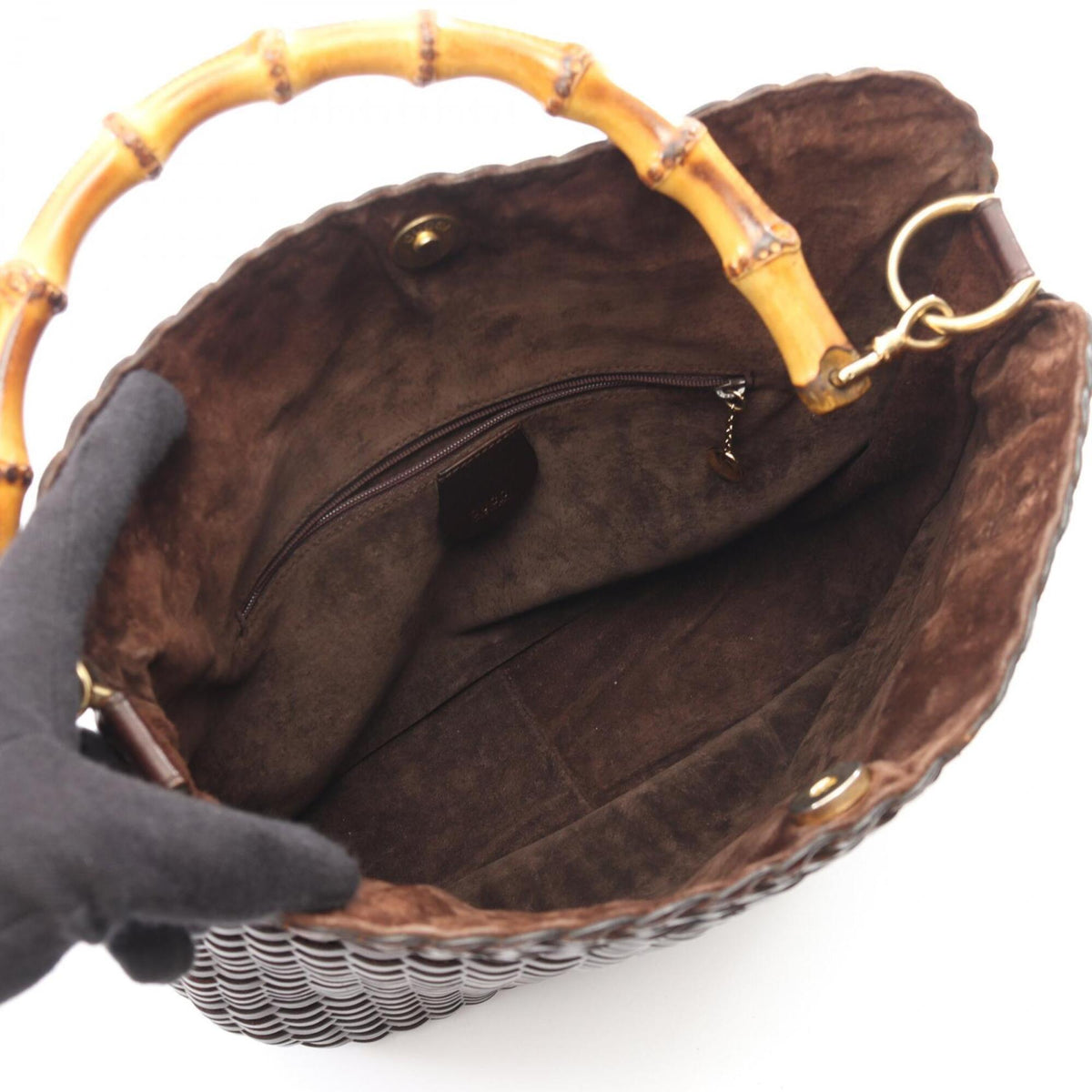 Gucci Brown Leather Handbag (Pre-Owned)