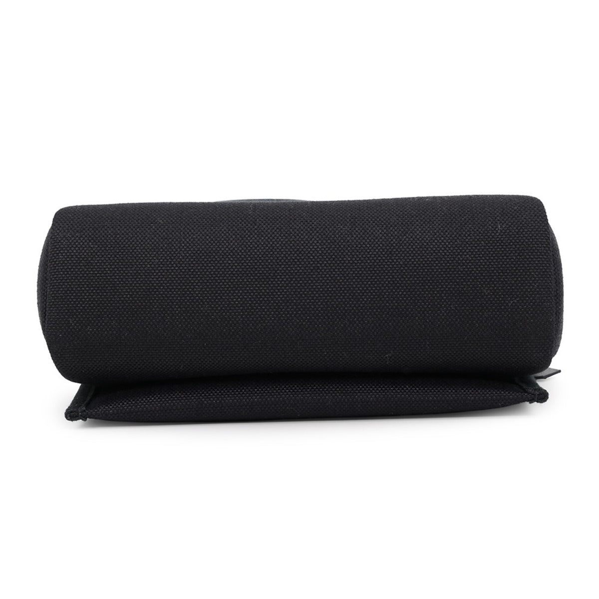 Hermes Black Toile H Leather Shoulder Bag