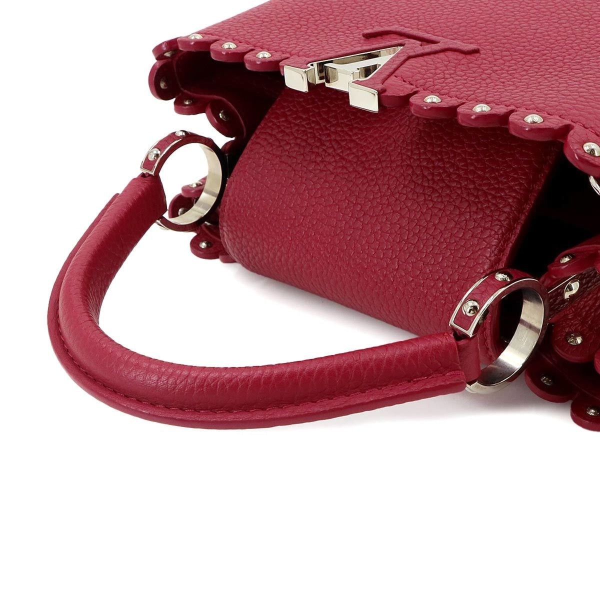 Louis Vuitton Wine Leather Handbag (Pre-Owned)