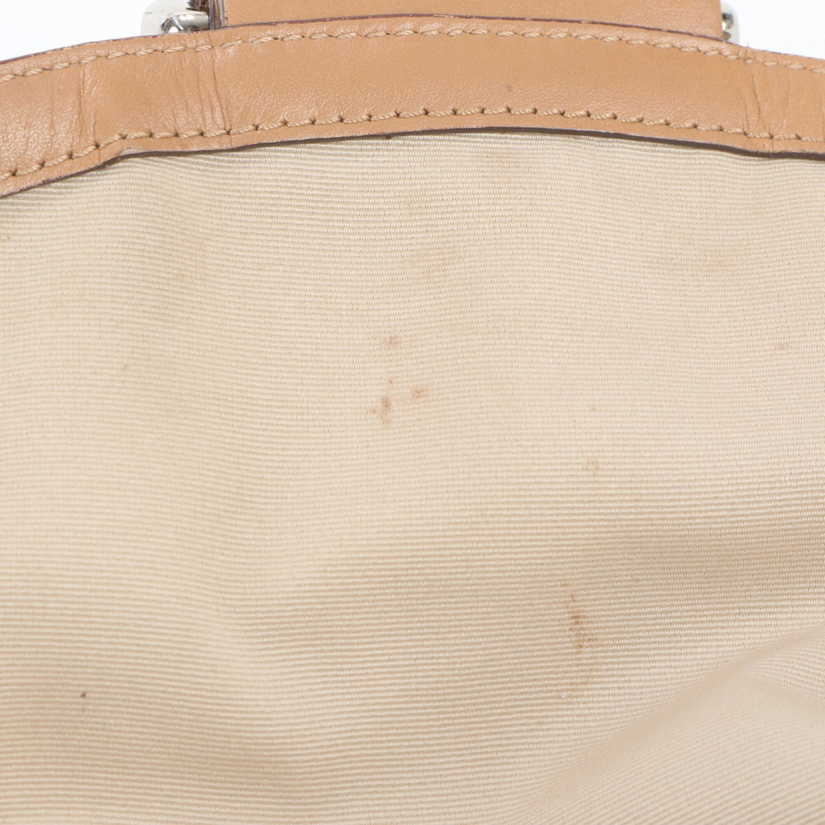 Coach Brown Leather Canvas Shoulder Bag Tote Bag (Pre-Owned)