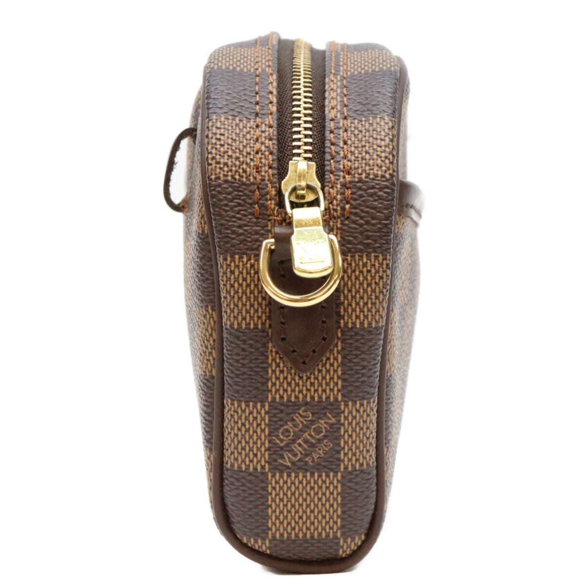 Louis Vuitton Brown Damier Canvas Pochette Shoulder Bag (Pre-Owned)