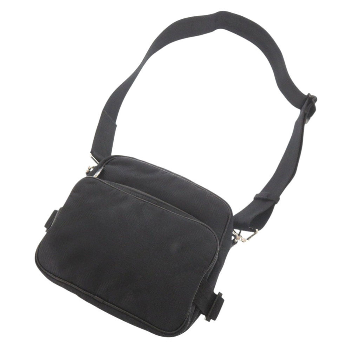 Burberry Black Nylon Polyester Shoulder Bag (Pre-Owned)