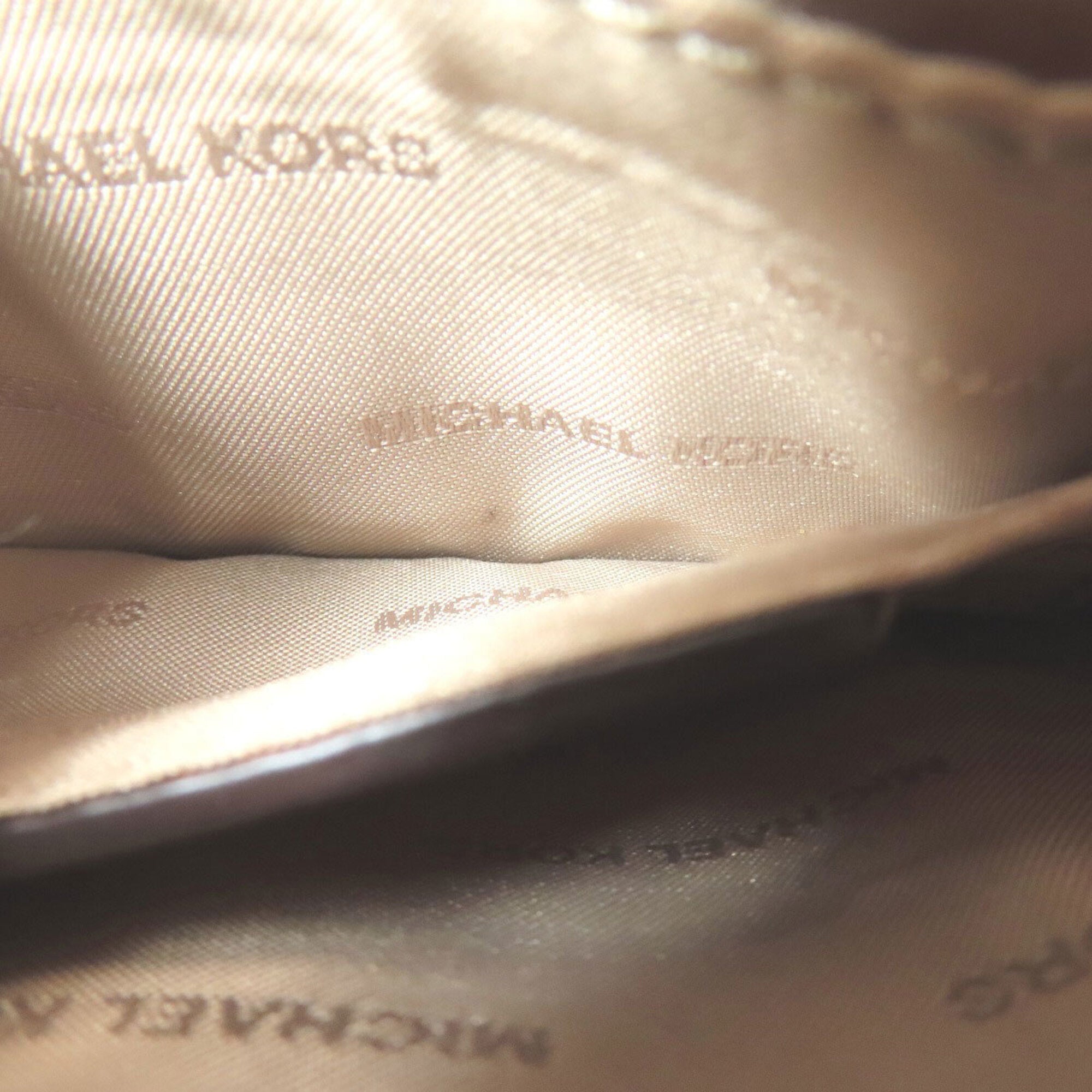 Michael Kors Brown Cream Pvc Tote Bag (Pre-Owned)