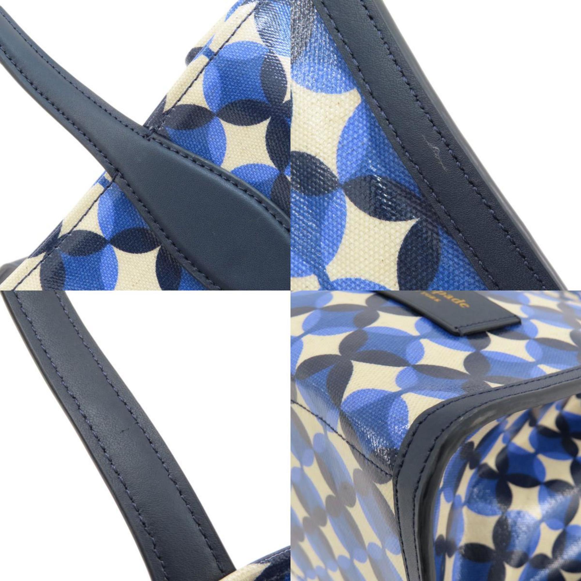 Kate Spade Blue Pvc Tote Bag (Pre-Owned)