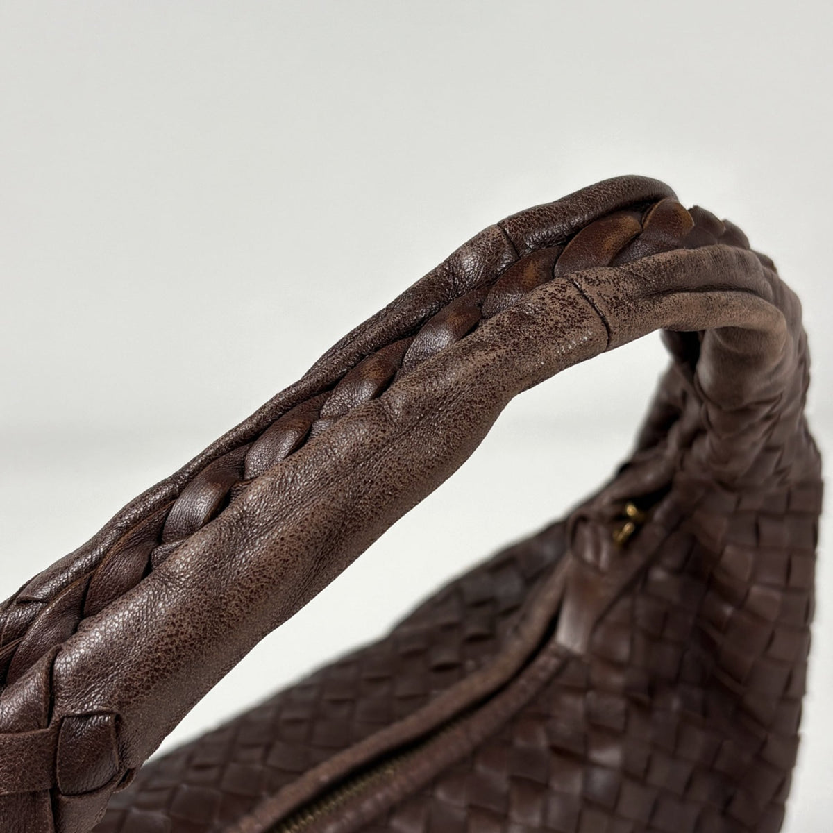 Bottega Veneta Brown Leather Shoulder Bag (Pre-Owned)