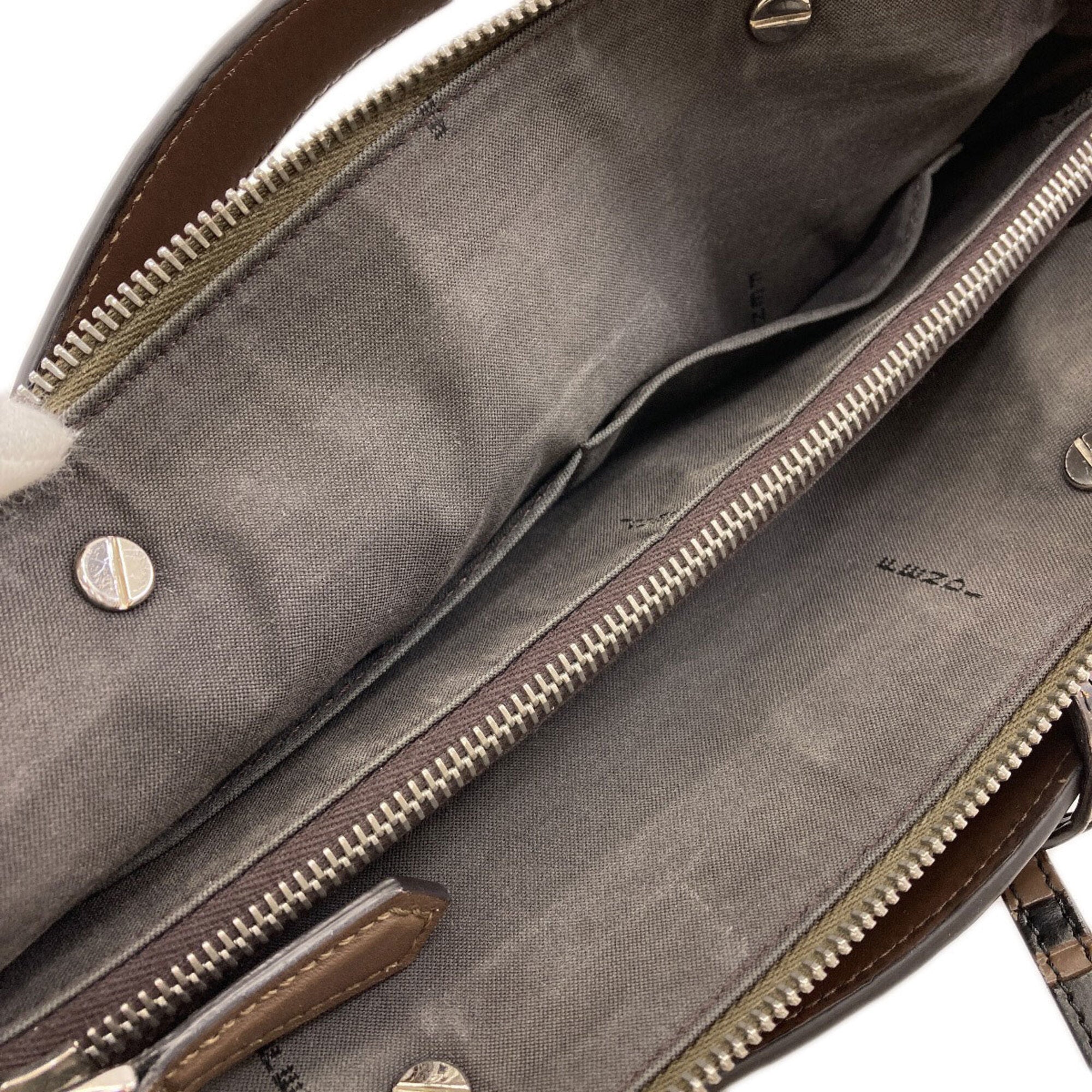 Fendi Brown Leather Handbag (Pre-Owned)