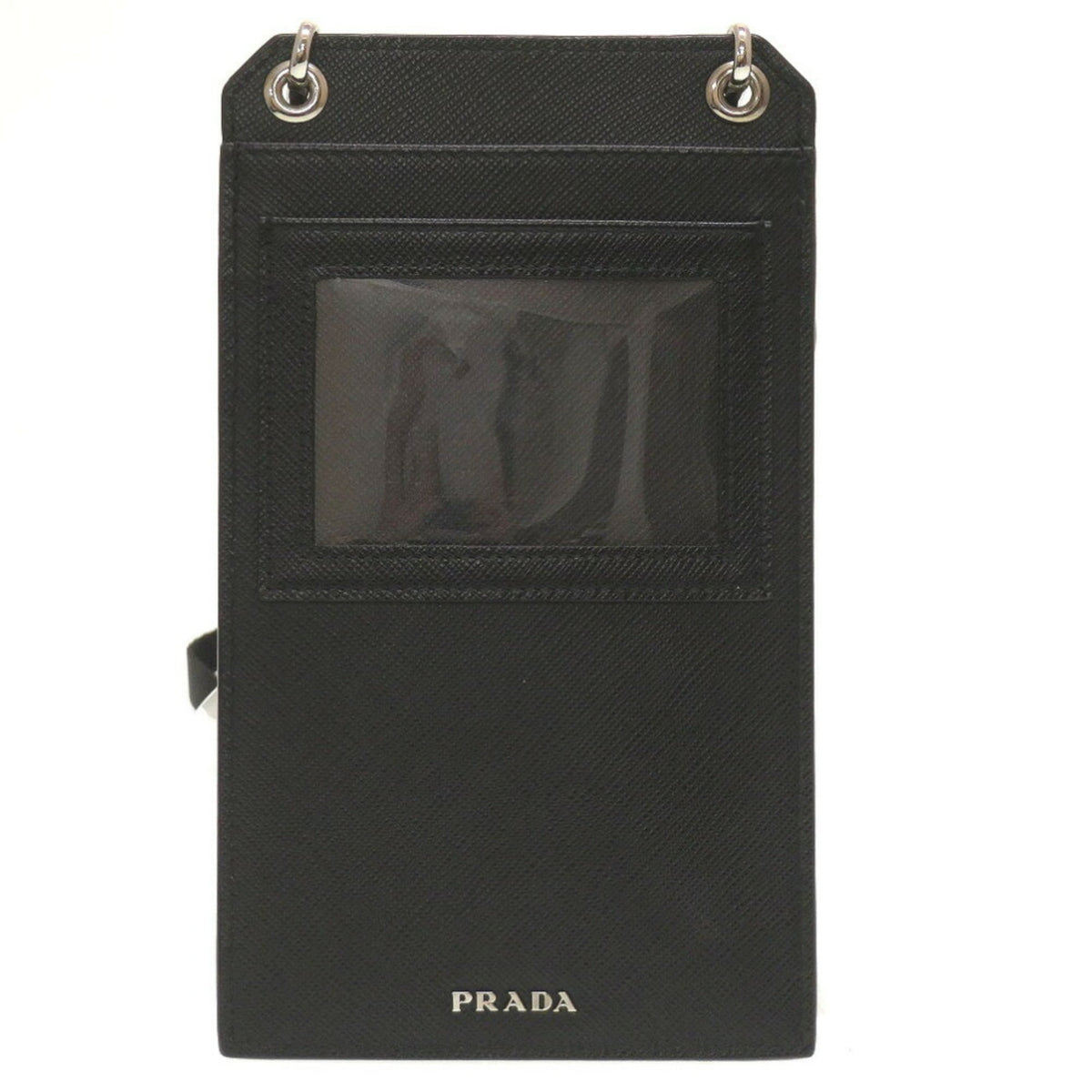 Prada Black Leather Shoulder Bag (Pre-Owned)