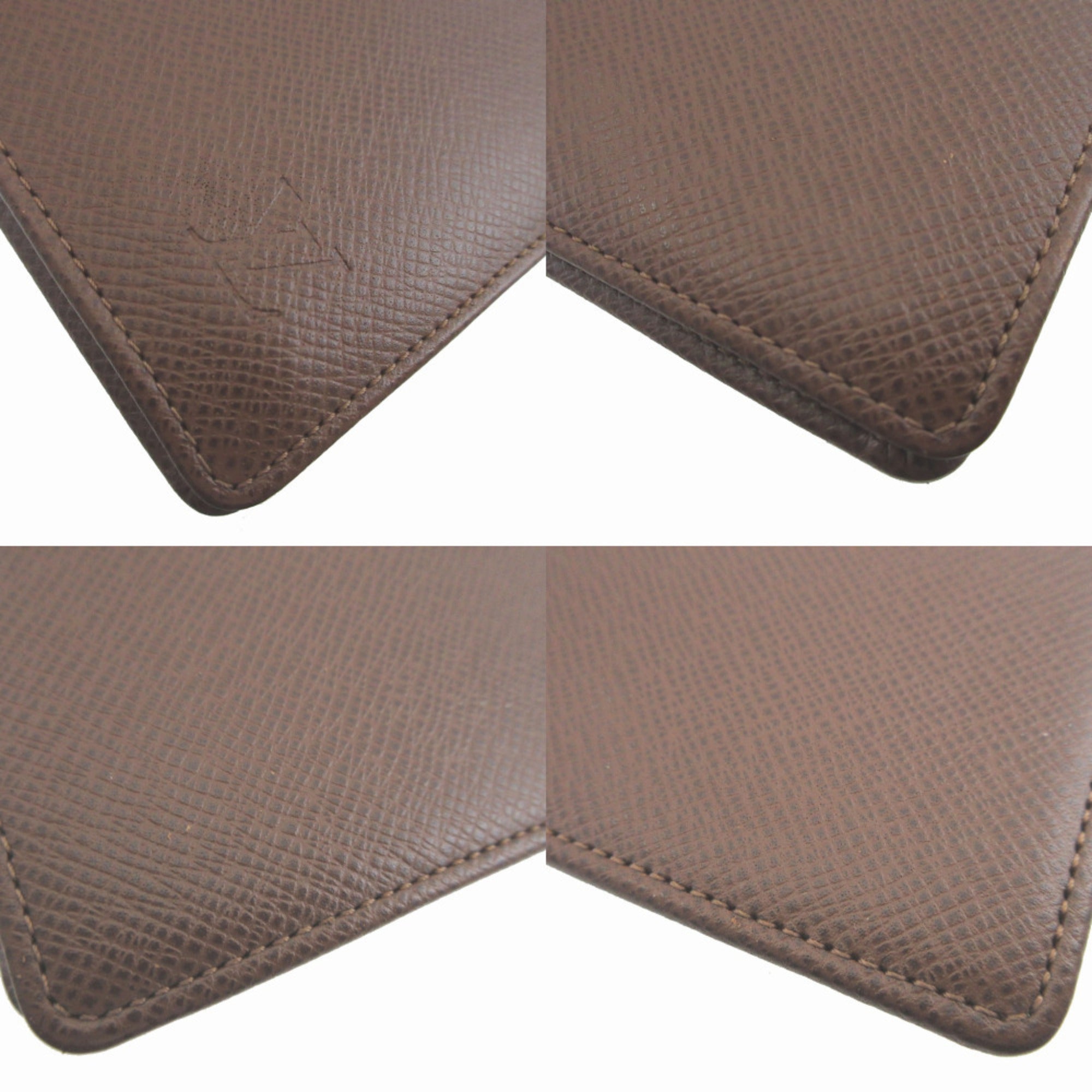 Louis Vuitton Grizzly Taiga Leather Long Wallet (Bi-Fold) (Pre-Owned)