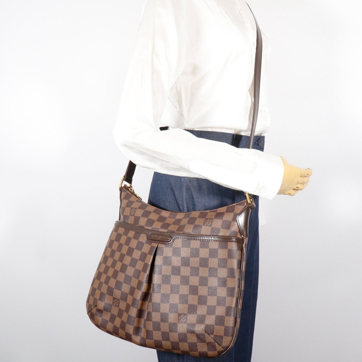 Louis Vuitton Brown Damier Canvas Shoulder Bag (Pre-Owned)