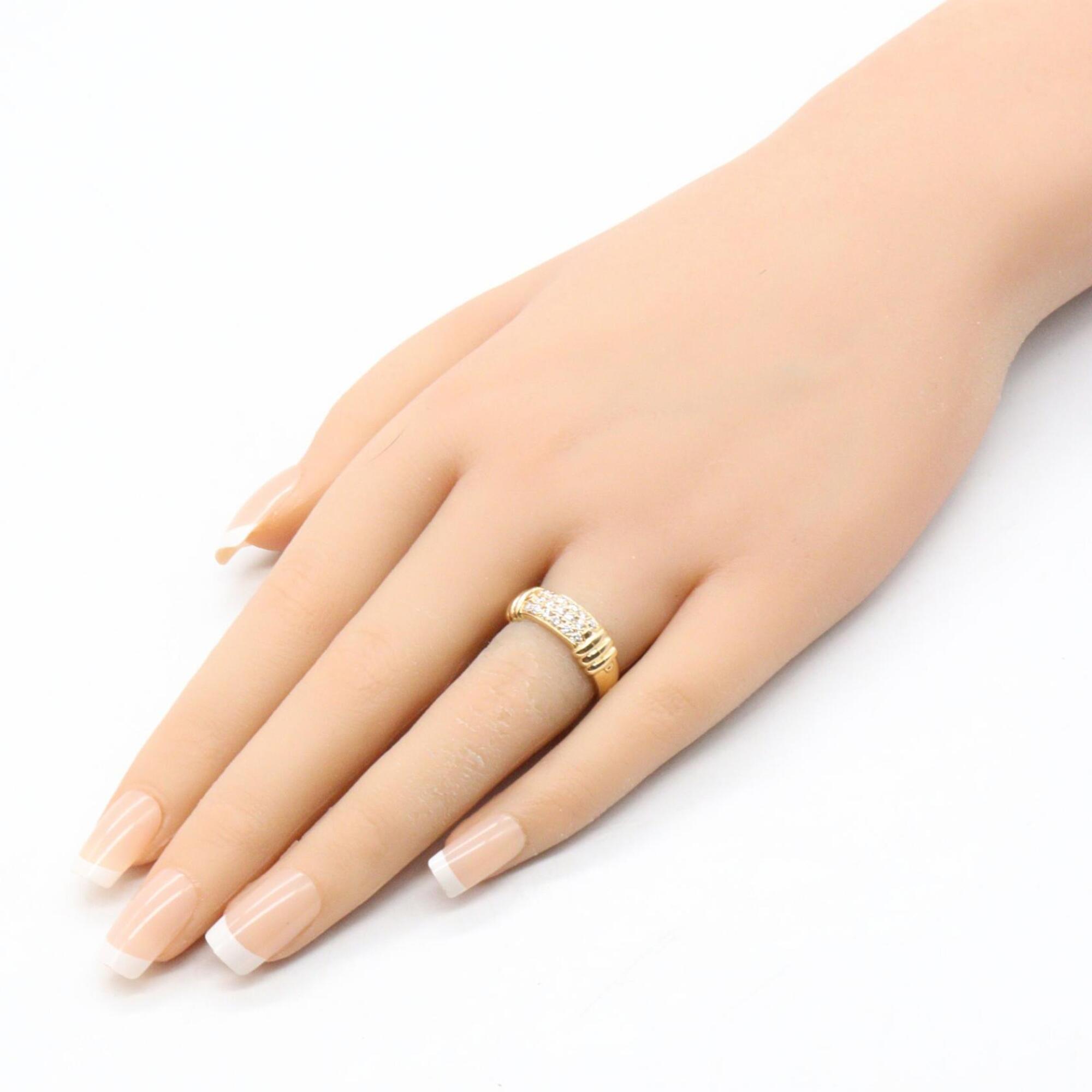 Van Cleef & Arpels Clear Yellow Yellow Gold (18K) Band Ring (Pre-Owned)