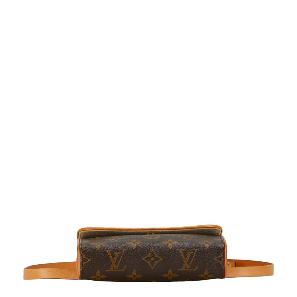 Louis Vuitton Monogram Brown Pvc Leather Pochette Sling Bag (Pre-Owned)