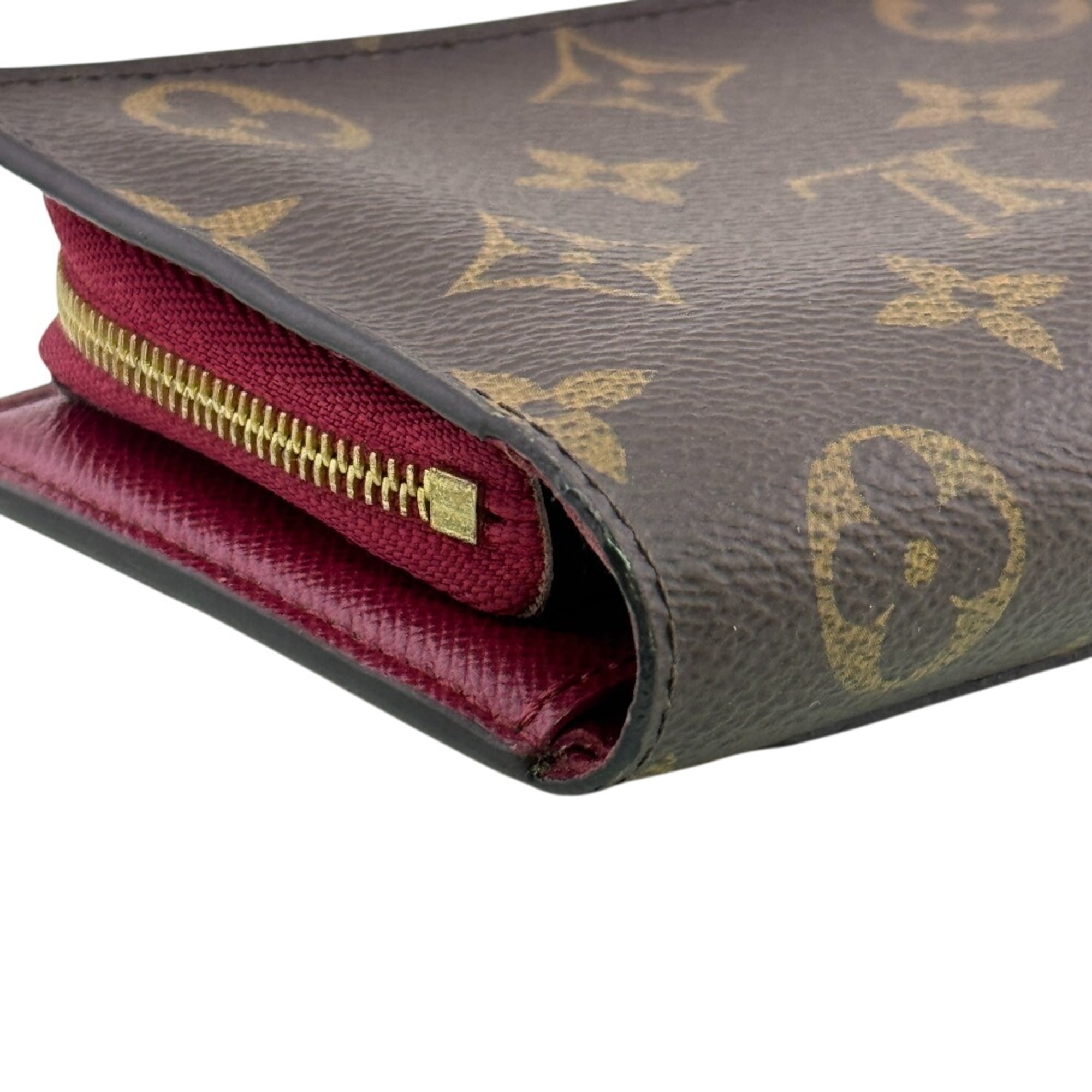 Louis Vuitton Brown Monogram Pink Monogram Wallet (Bi-Fold) (Pre-Owned)