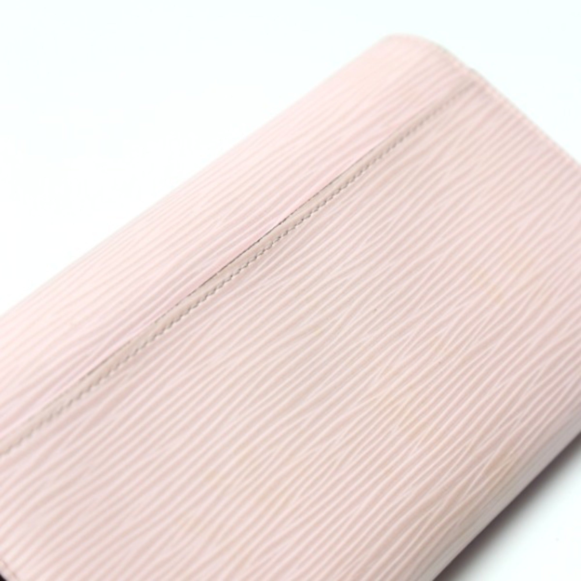 Louis Vuitton Rose Ballerine Epi Leather Long Wallet (Tri-Fold) (Pre-Owned)