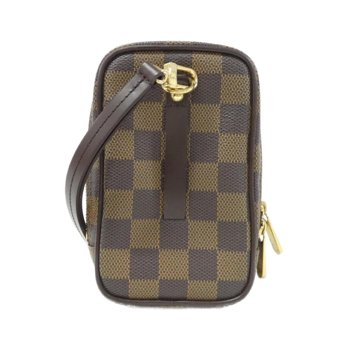 Louis Vuitton Ebene Coated Canvas Handbag Pouch (Pre-Owned)