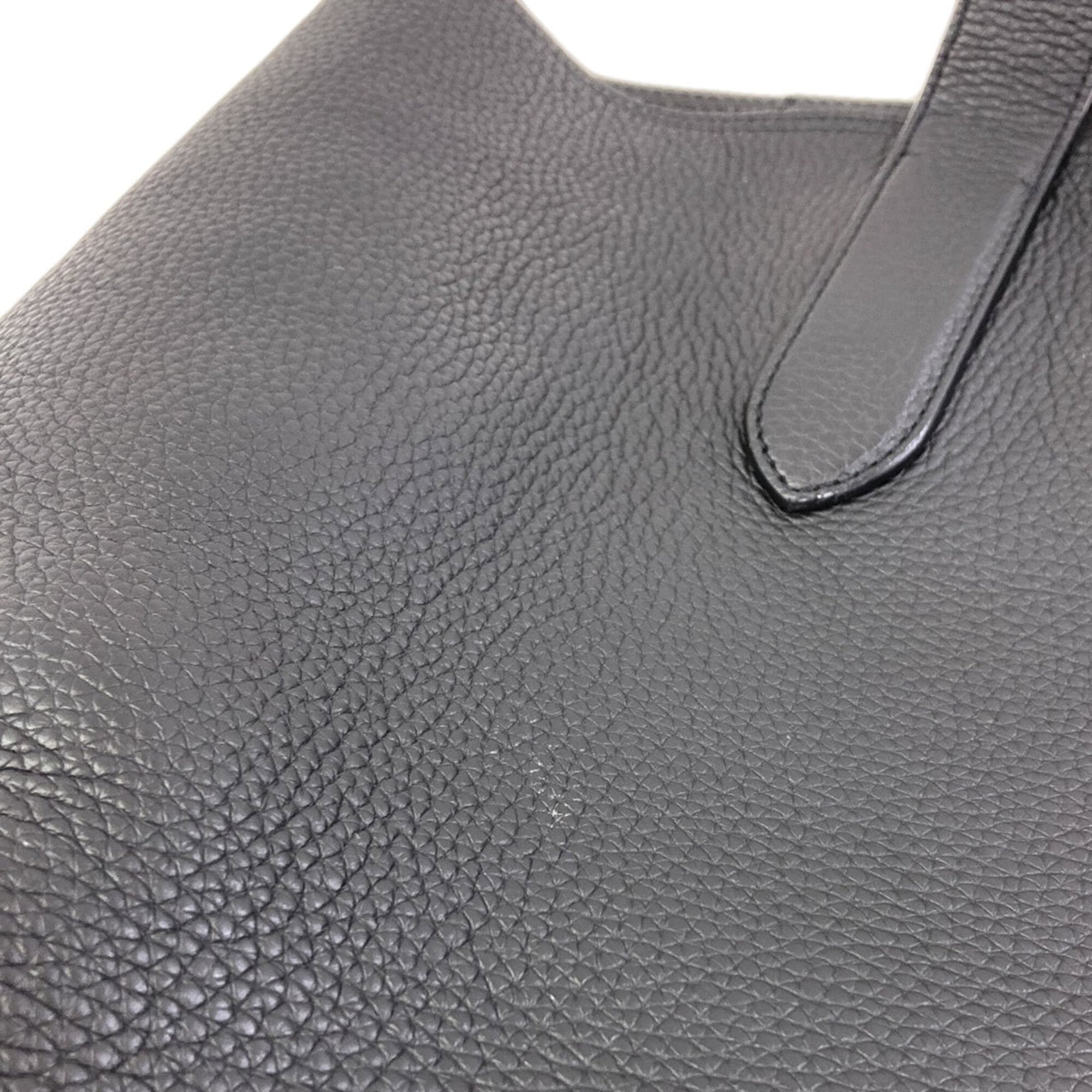 Louis Vuitton Taurillon Black Leather Tote Bag (Pre-Owned)