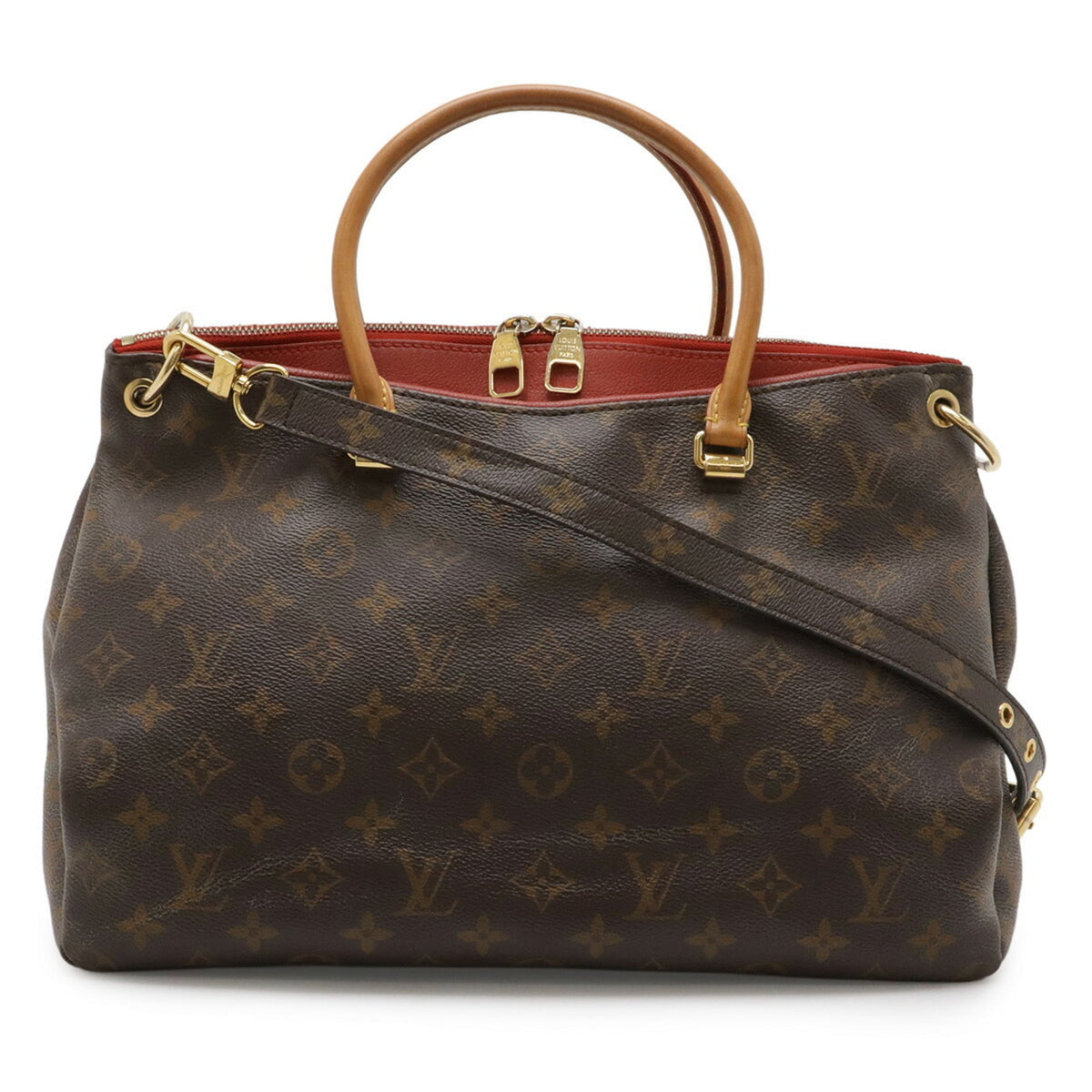 Louis Vuitton Cerise Monogram Red Color Monogram Handbag Shoulder Bag (Pre-Owned)