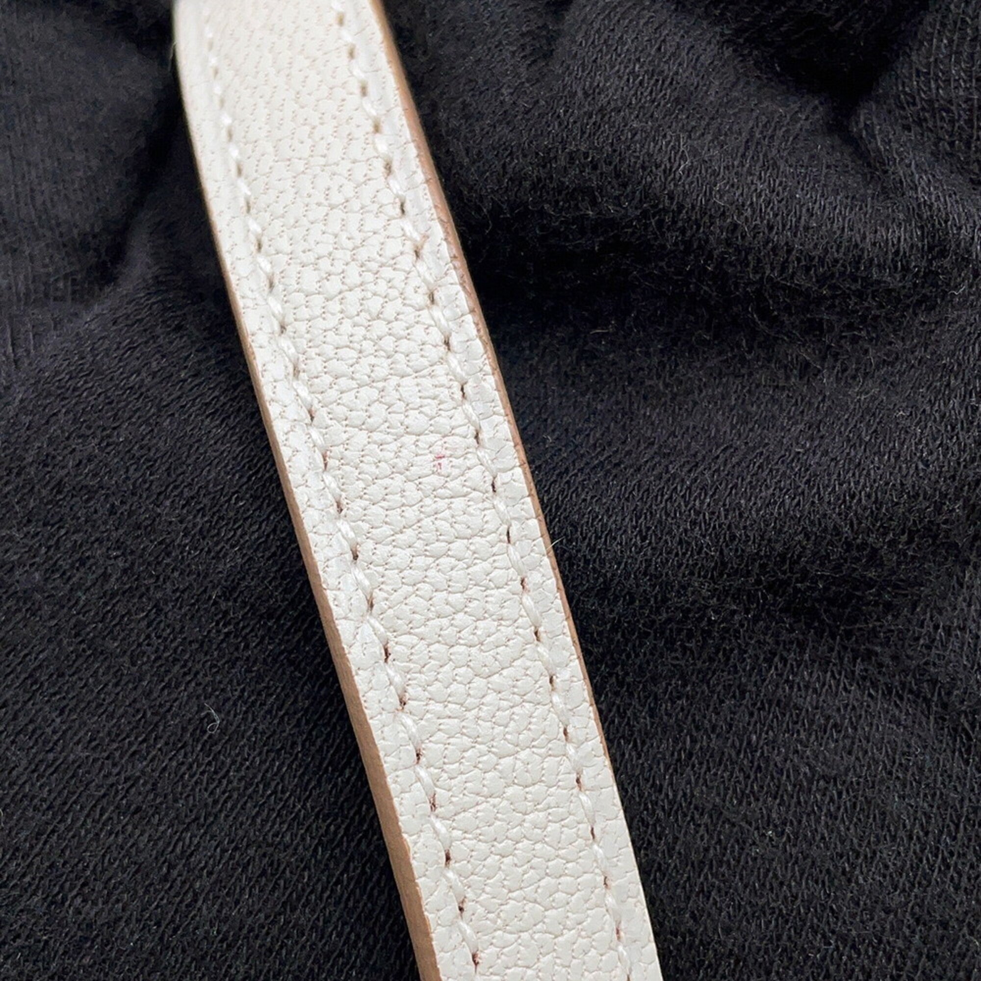 Hermes Ivory Chevre Myzore Leather Handbag (Pre-Owned)