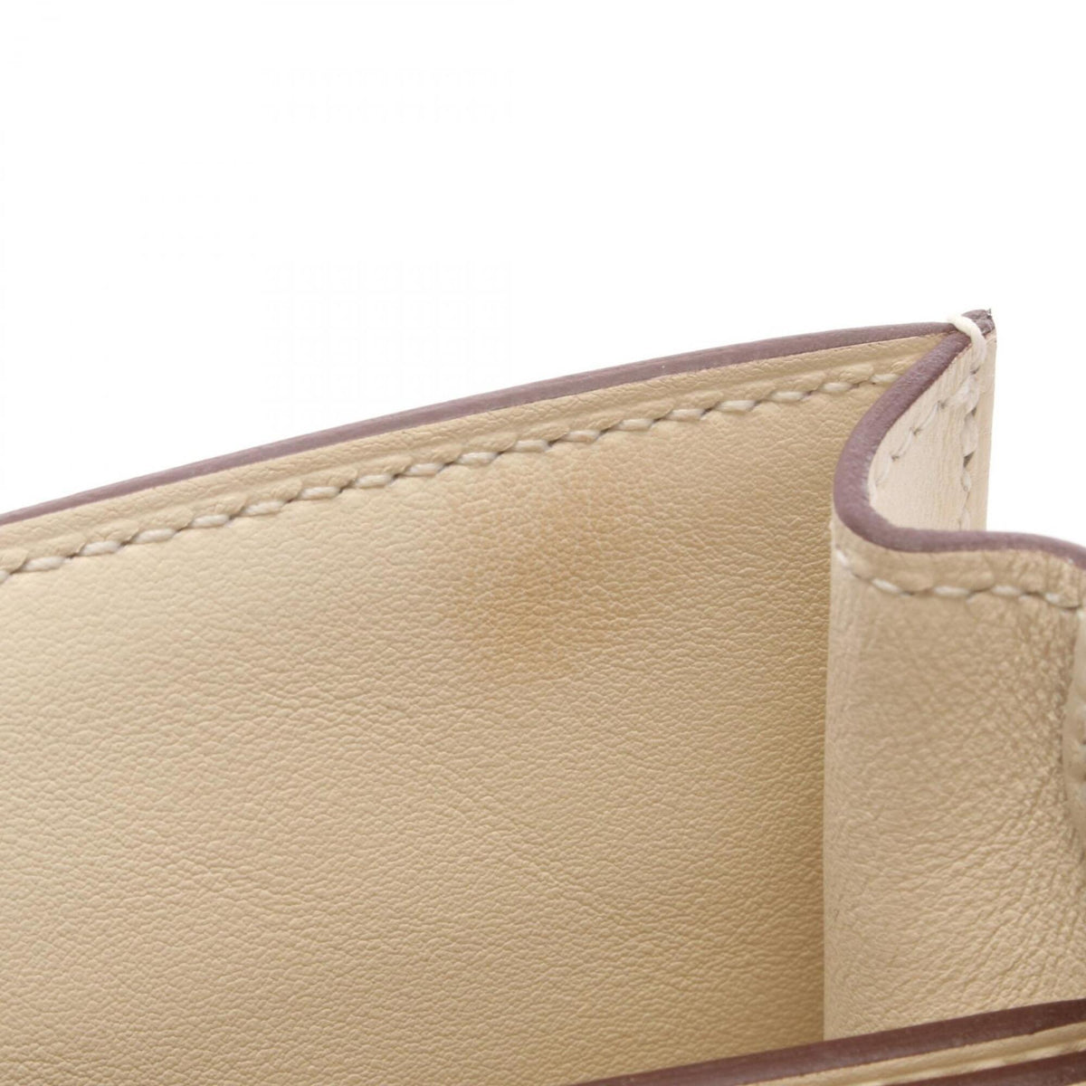 Hermes Ivory Swift Leather Leather Handbag Shoulder Bag (Pre-Owned)