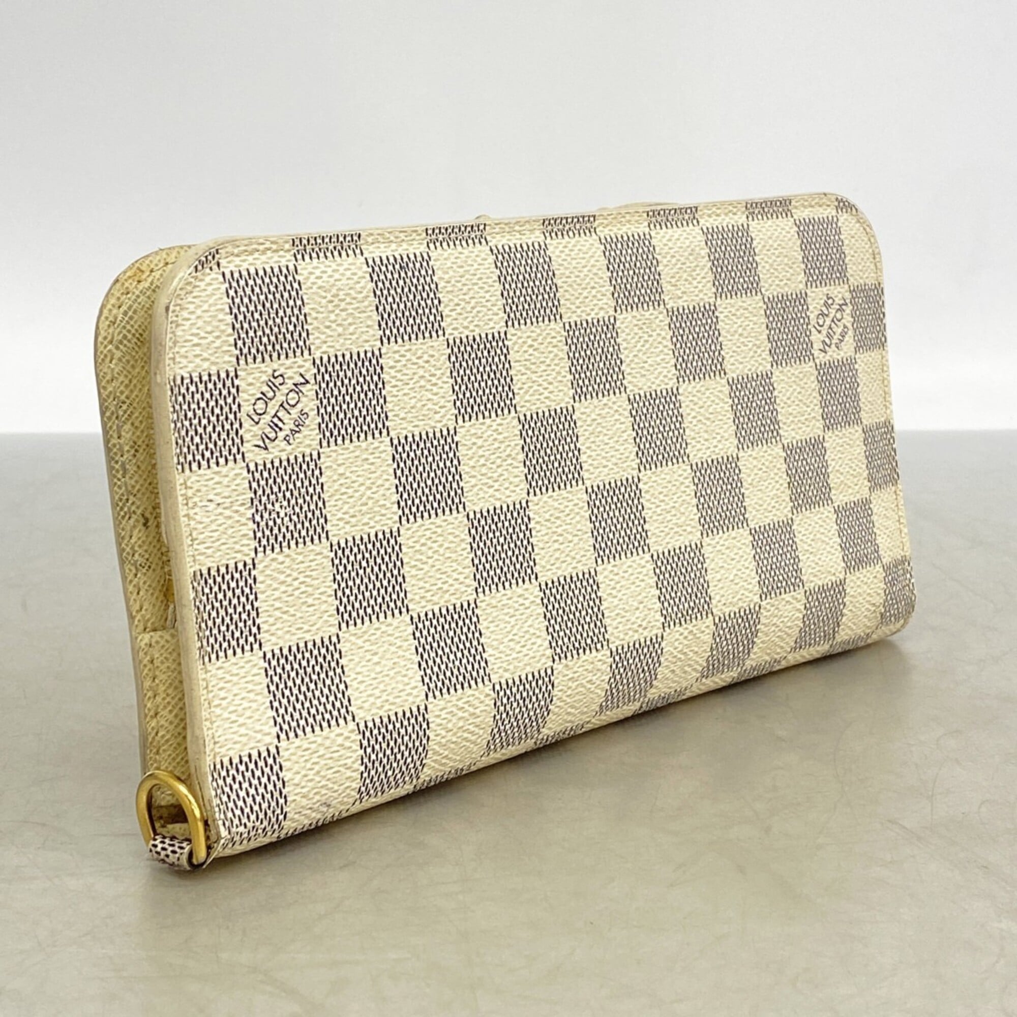 Louis Vuitton White Long Wallet (Bi-Fold) (Pre-Owned)