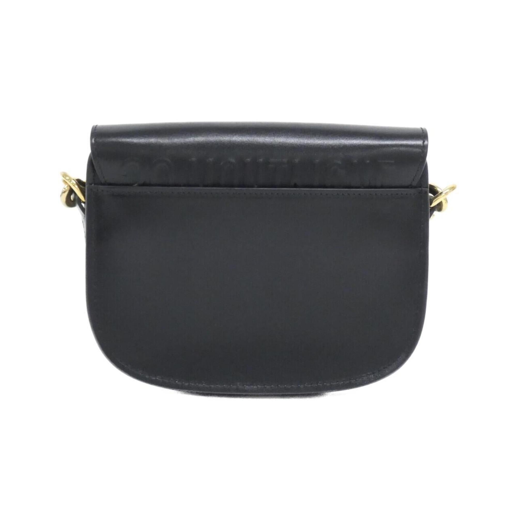 Christian Dior Black Leather Shoulder Bag (Pre-Owned)