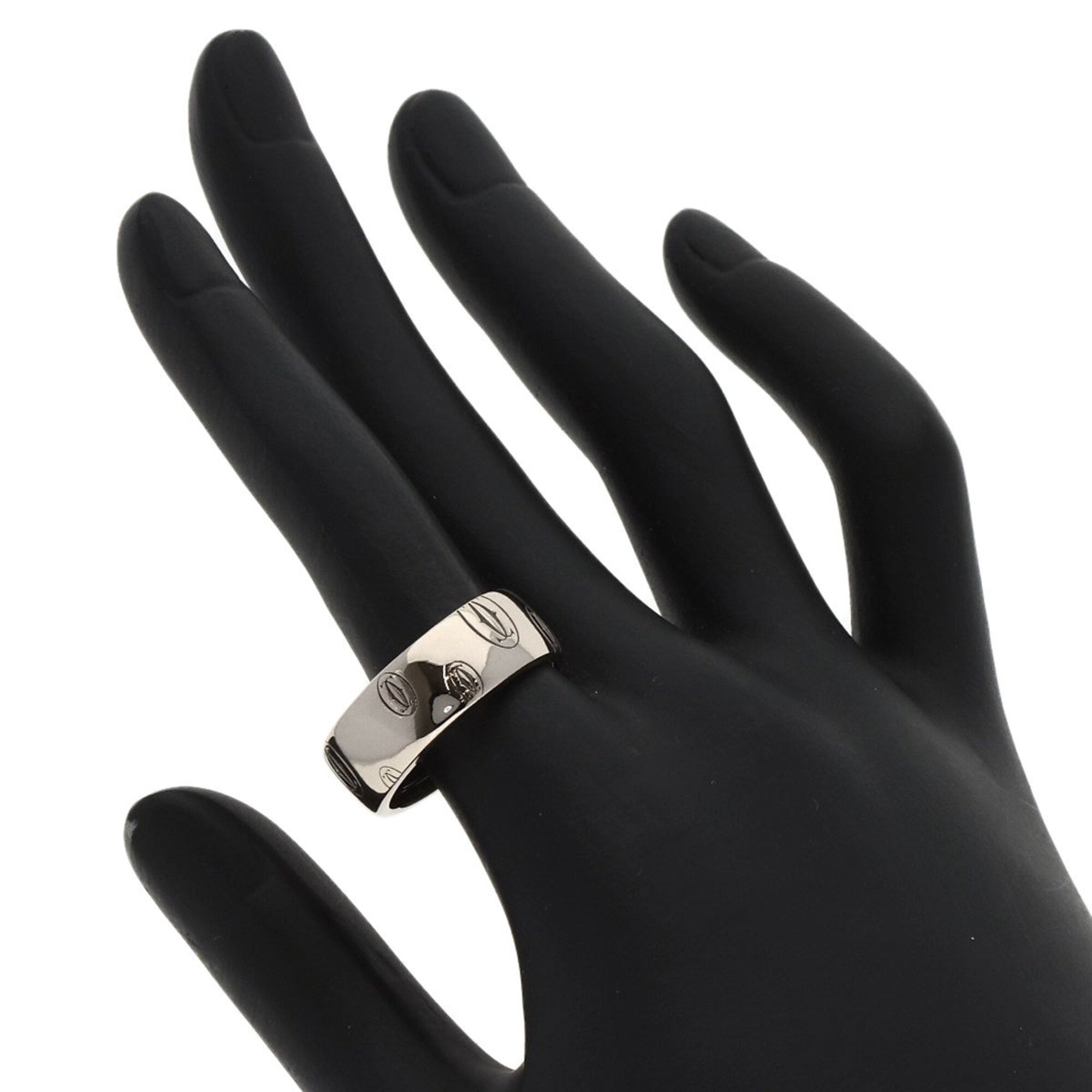 Cartier Happy Birthday White Gold (18K) Band Ring (Pre-Owned)