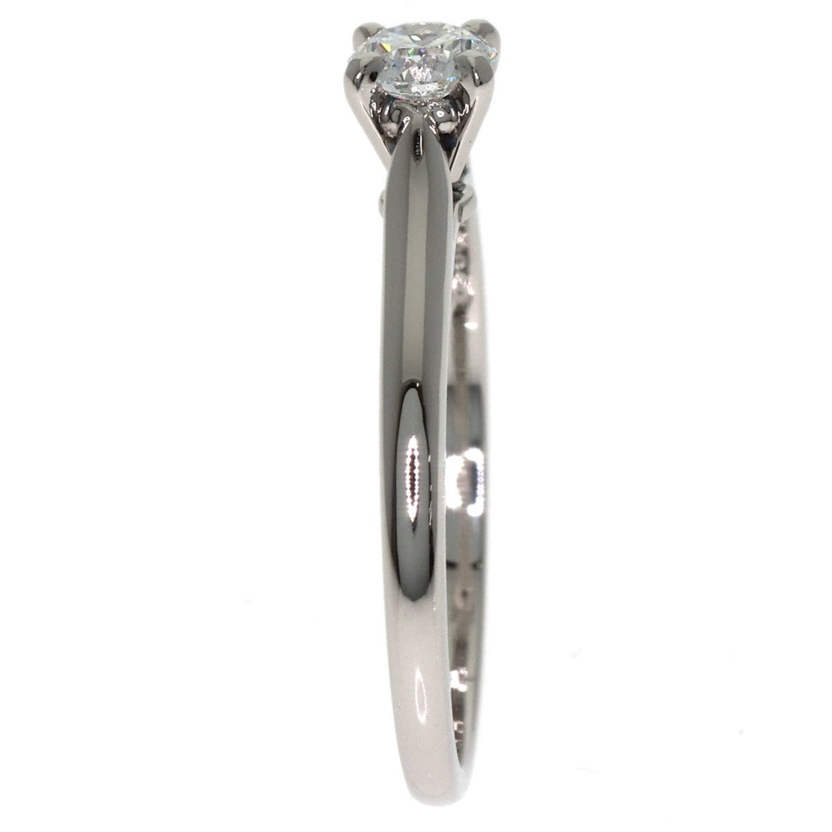 Cartier Platinum Platinum 950 Band Ring (Pre-Owned)
